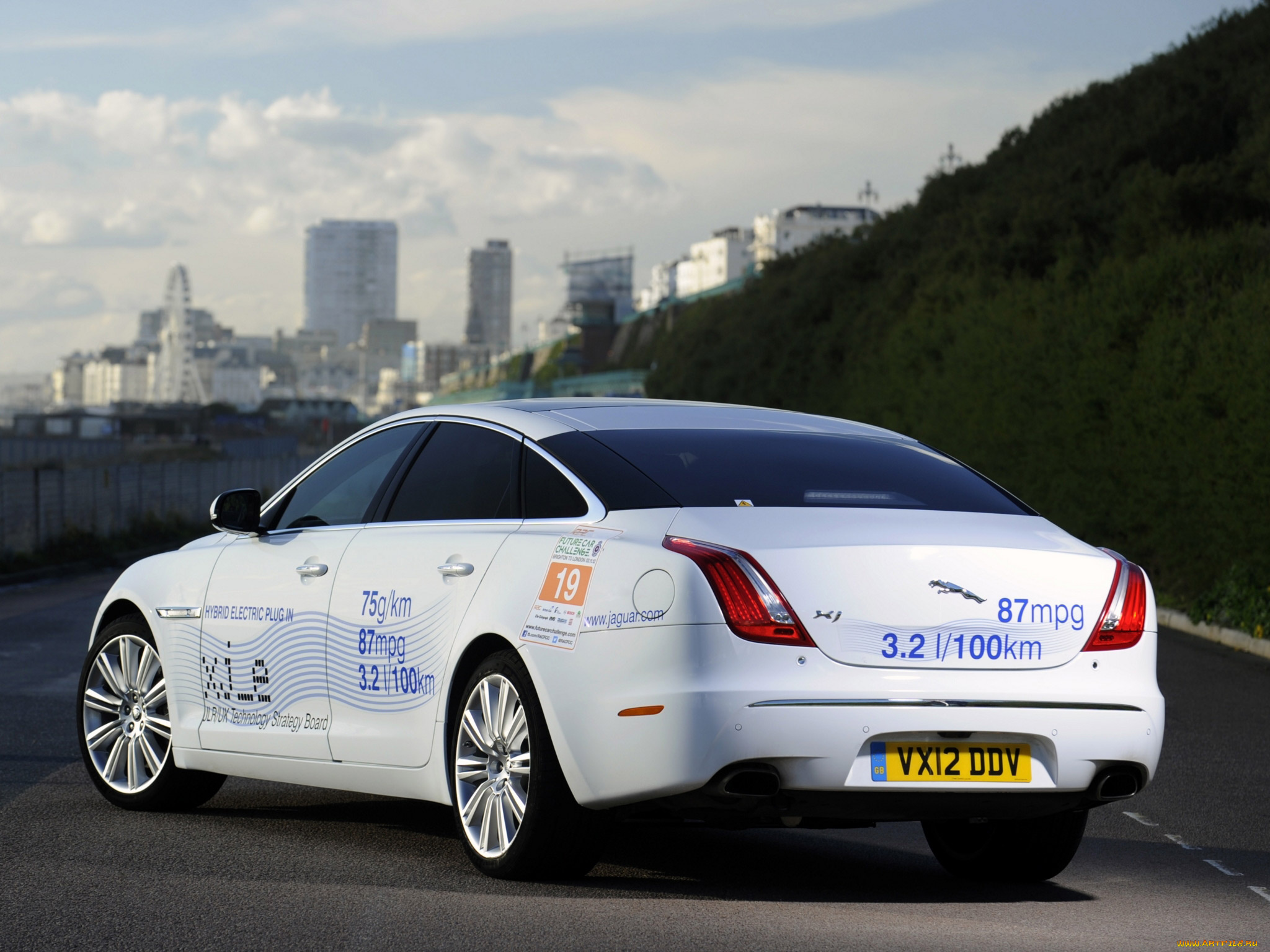 jaguar, xj, e-plug, in, hybrid, concept, 2012, автомобили, jaguar, 2012, concept, e-plug, in, hybrid, xj