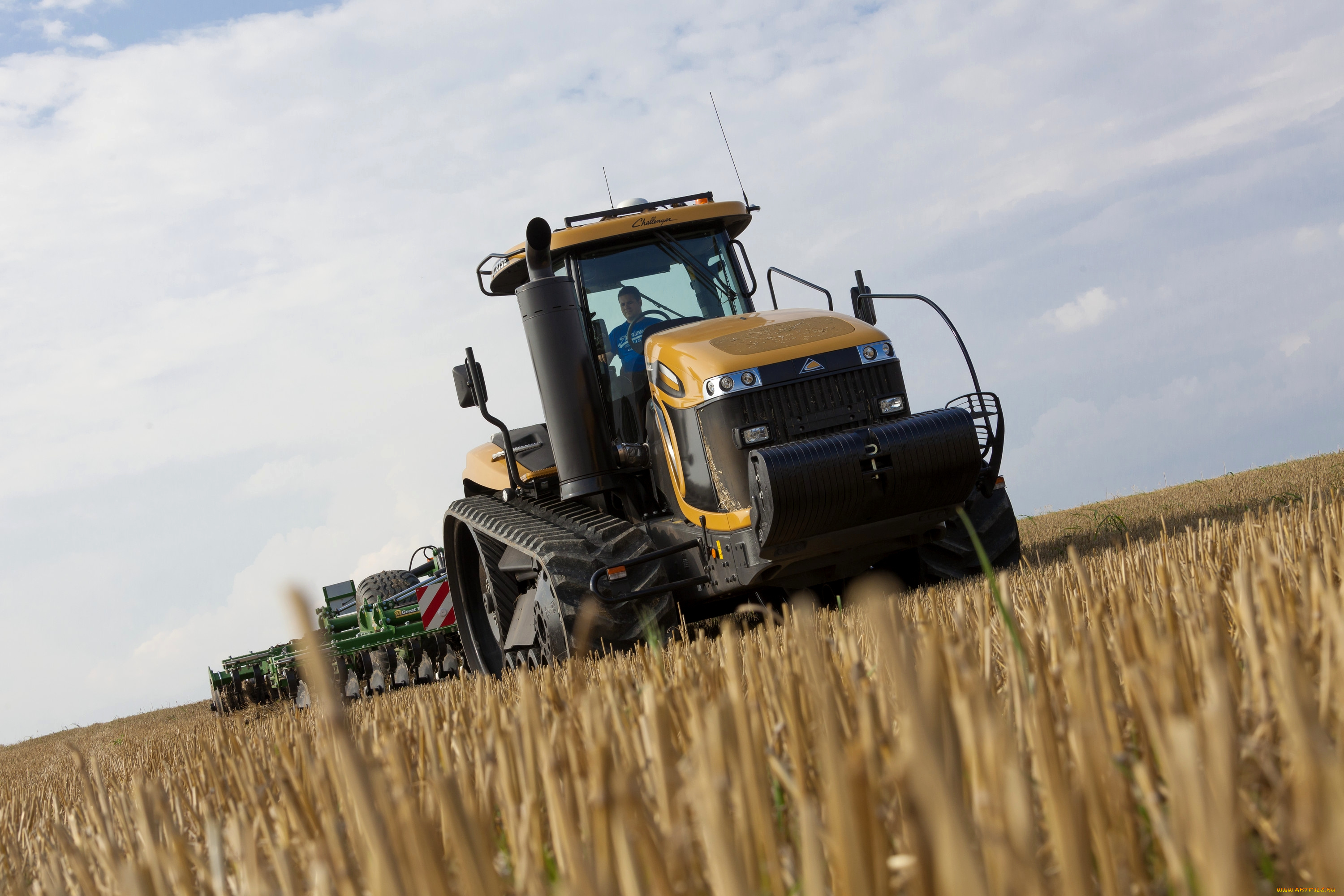 техника, тракторы, на, гусенецах, challenger