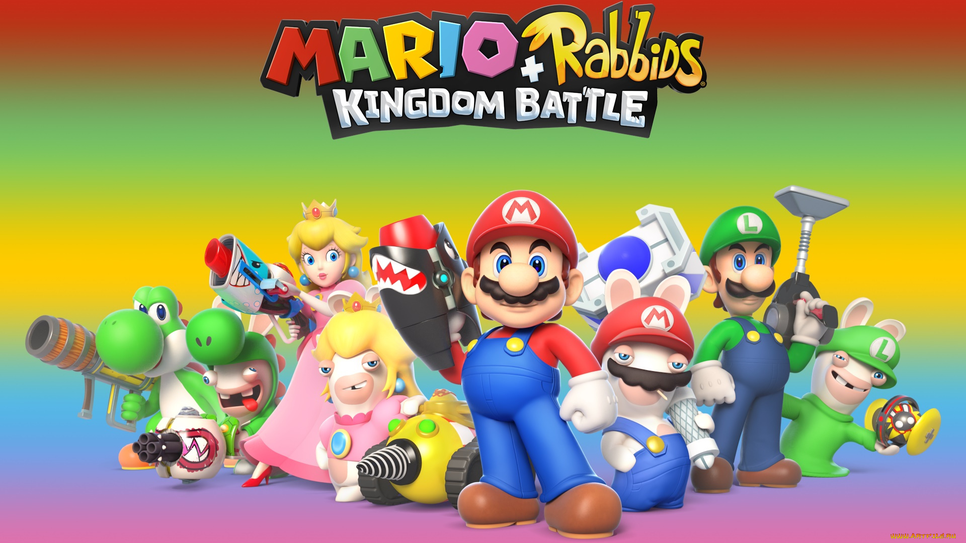 mario, , , rabbids, kingdom, battle, видео, игры, персонажи