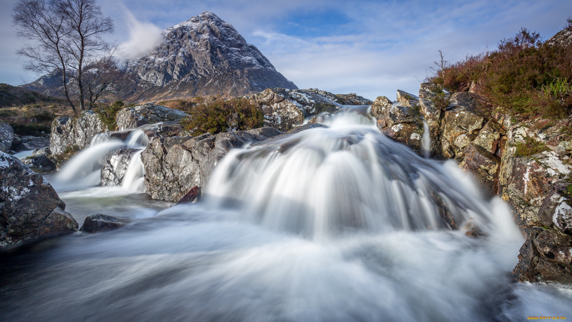 природа, водопады, простор