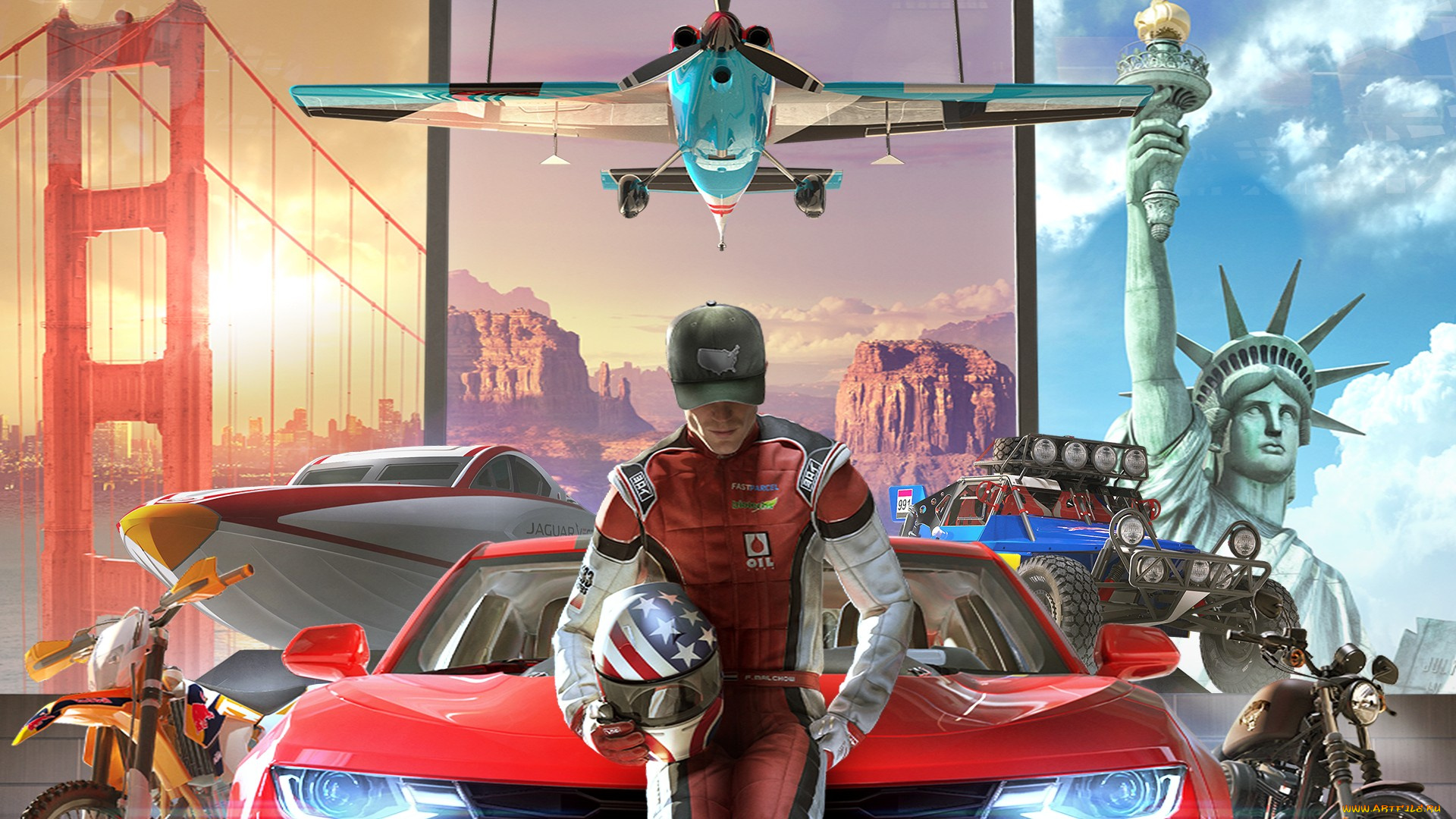 видео, игры, the, crew, 2, гонки, симулятор, the, crew, 2, ресинг