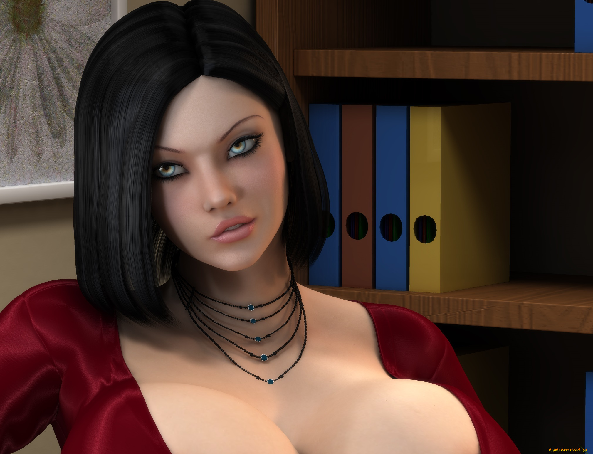 3д, графика, портрет, , portraits, фон, взгляд, девушка