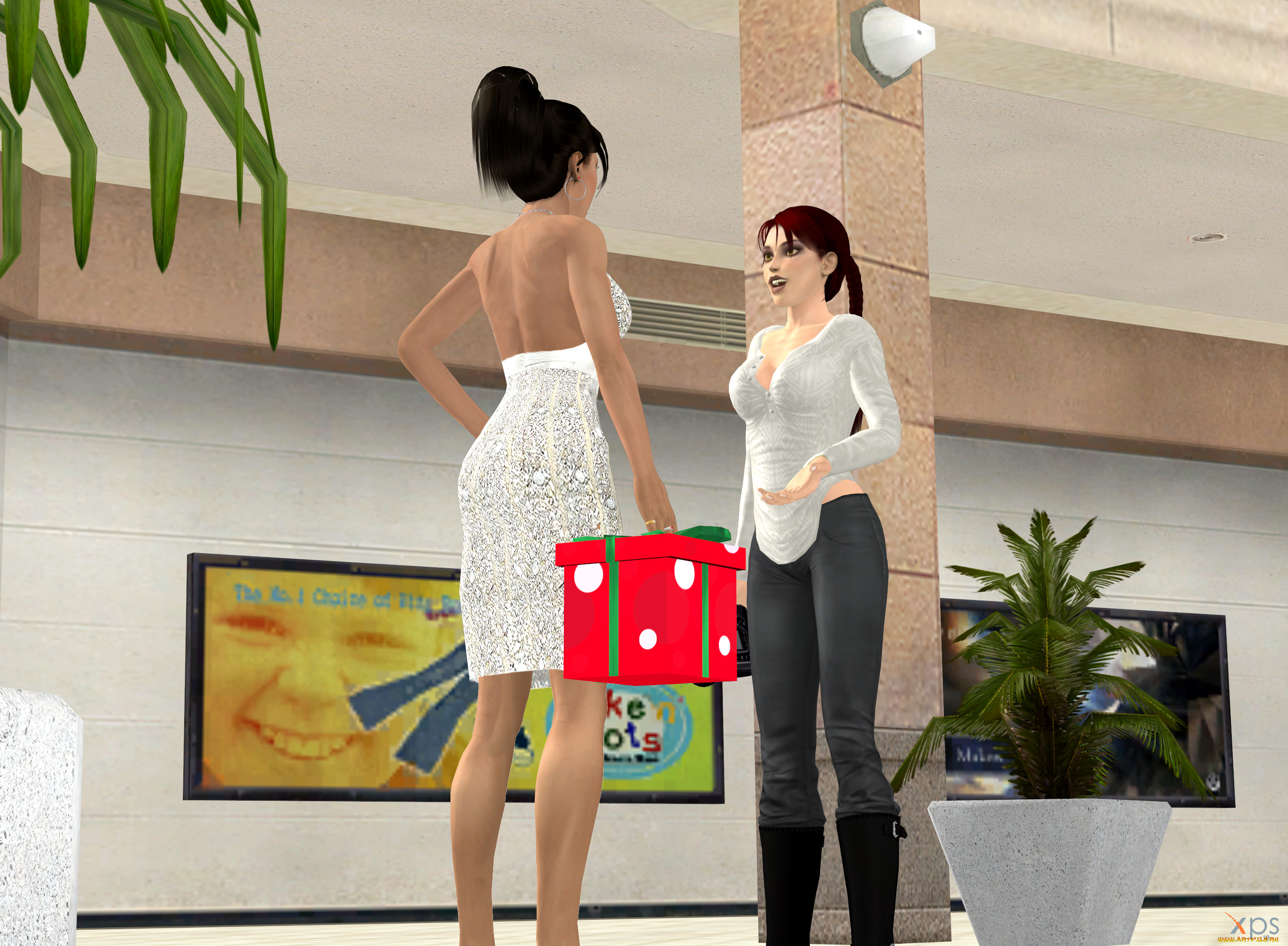 3д, графика, люди, , people, фон, взгляд, девушки