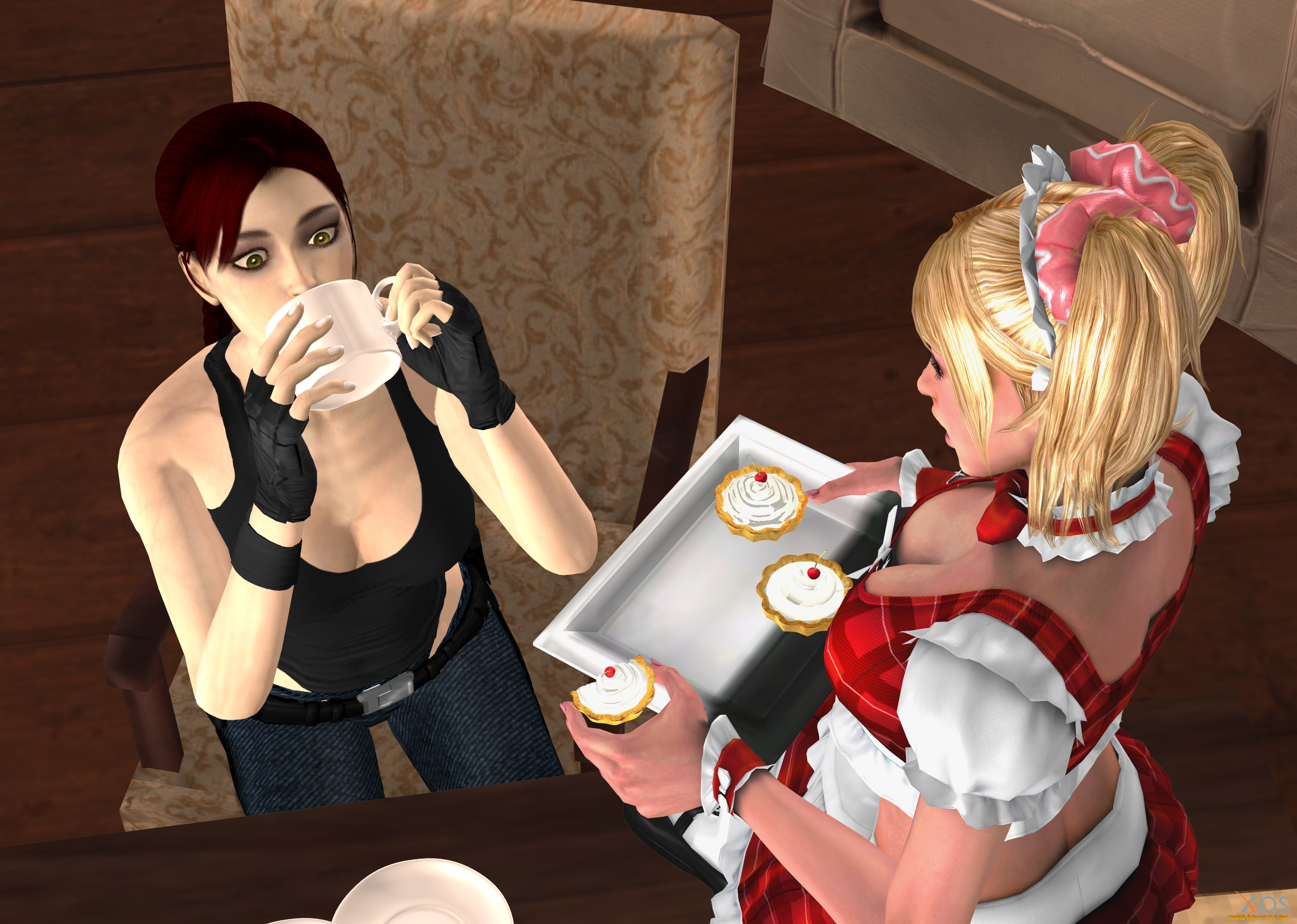 3д, графика, люди, , people, фон, взгляд, девушки