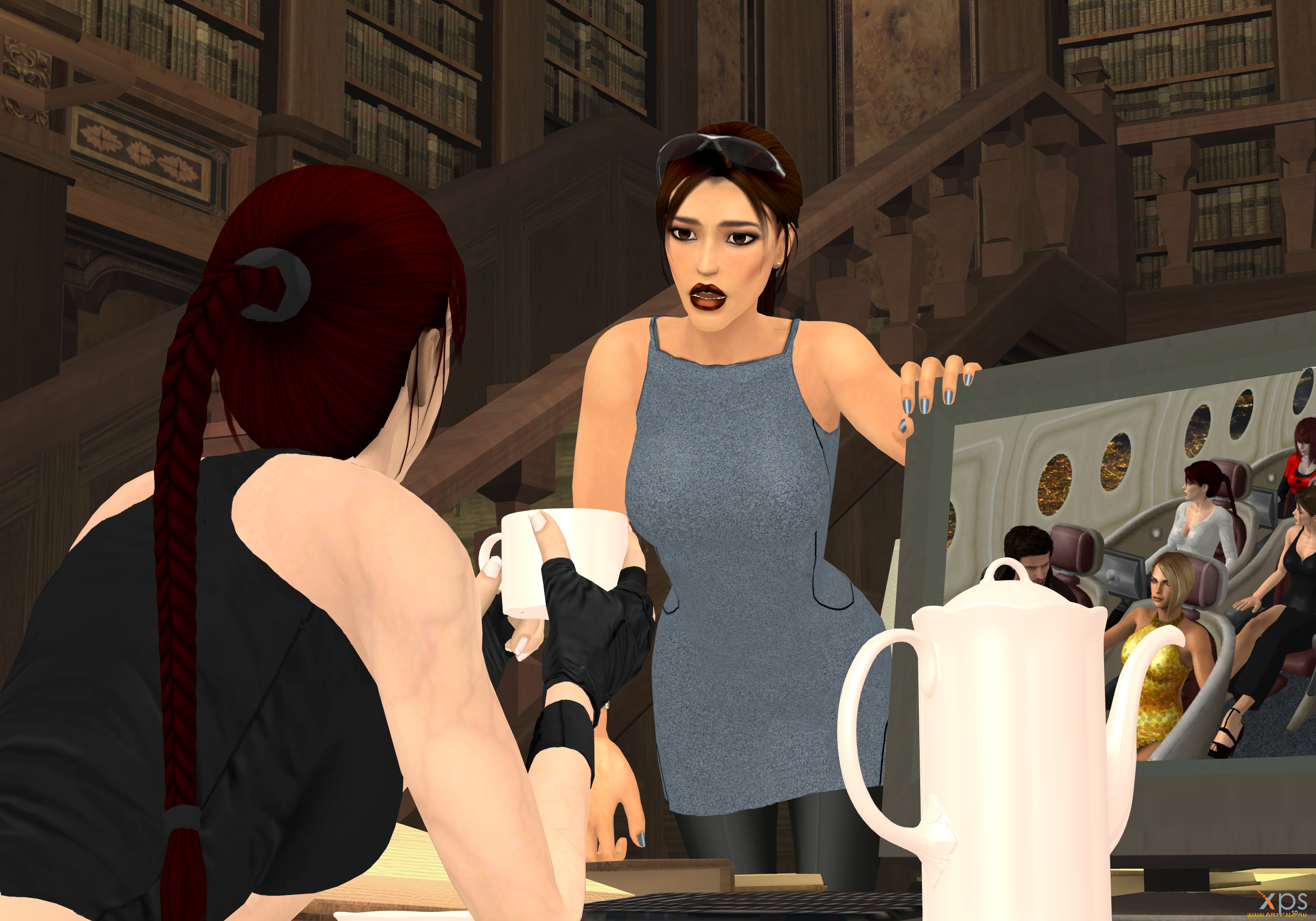 3д, графика, люди, , people, фон, взгляд, девушки