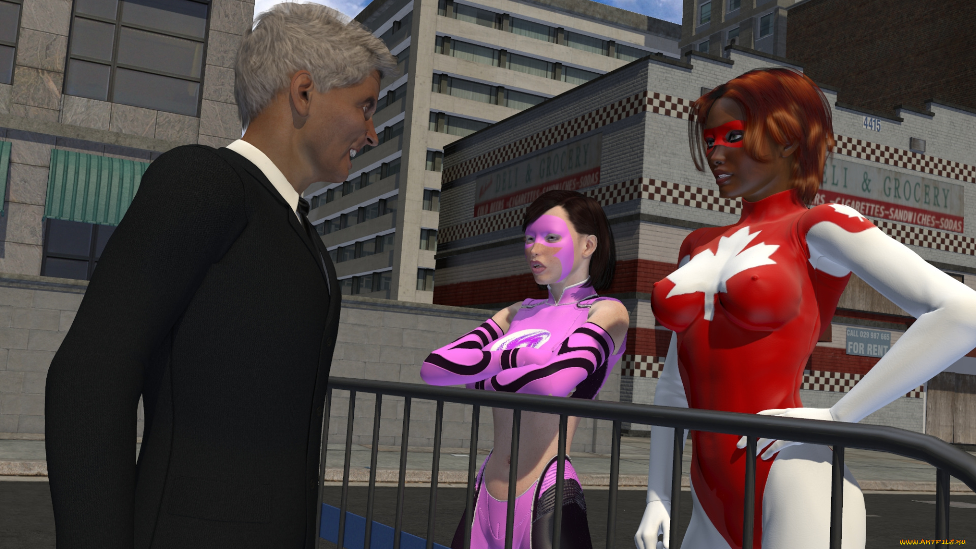 3д, графика, фантазия, , fantasy, фон, взгляд, девушки