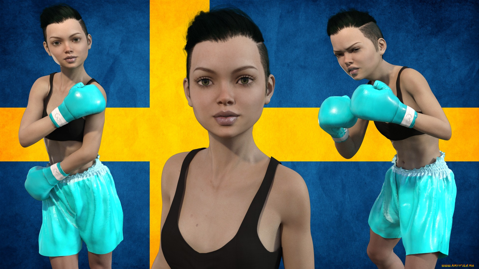 3д, графика, спорт, , sport, фон, взгляд, девушки