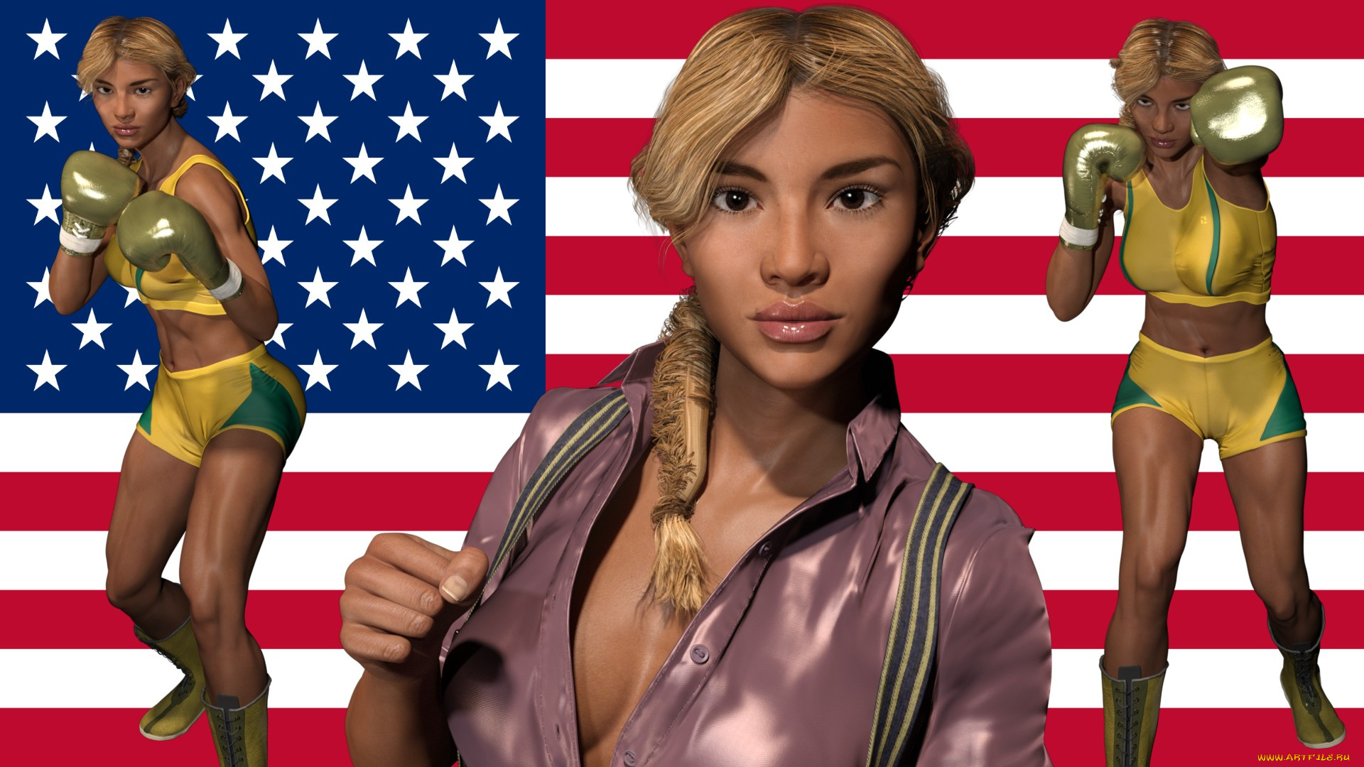 3д, графика, спорт, , sport, взгляд, девушка, фон