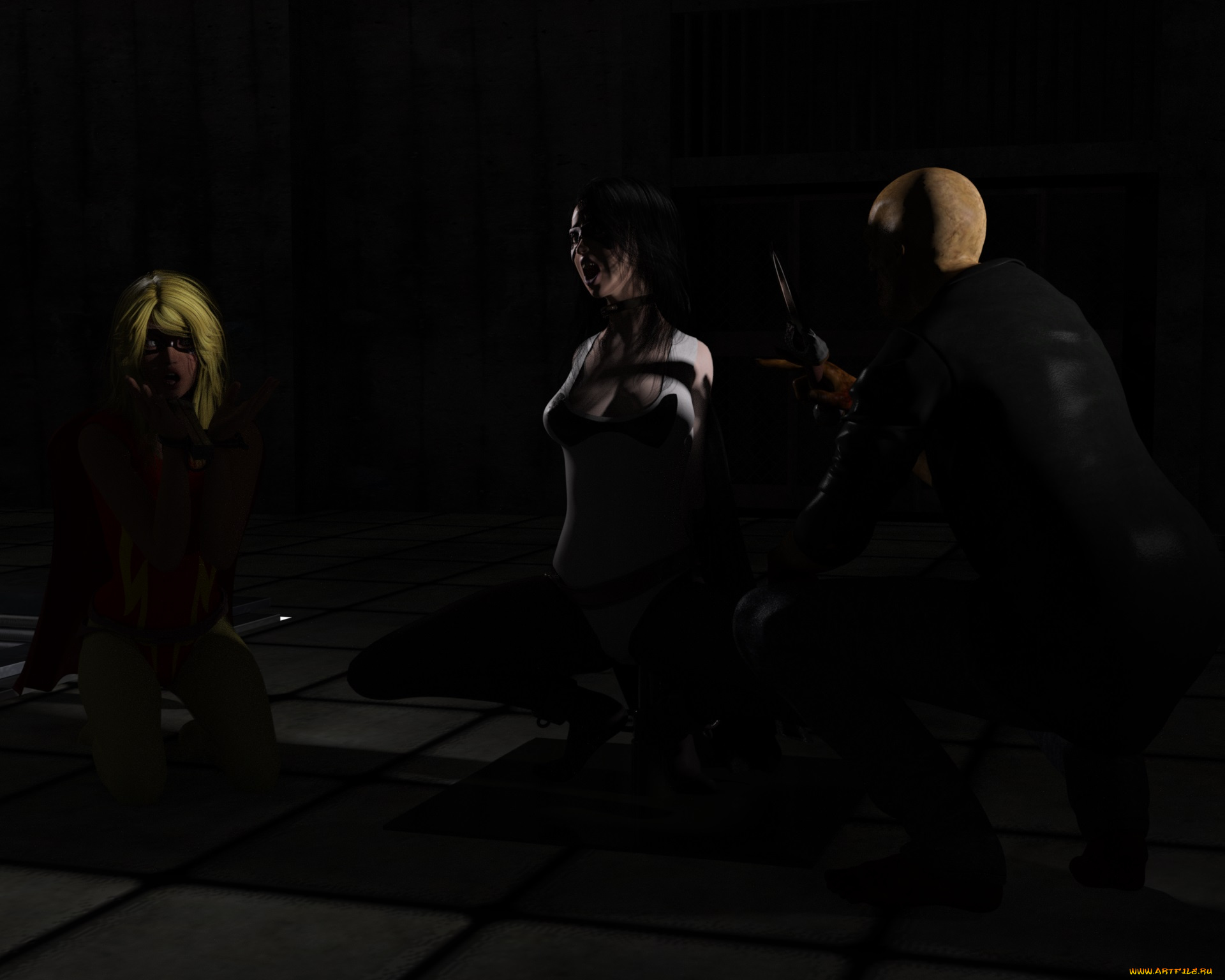 3д, графика, фантазия, , fantasy, взгляд, девушка, фон