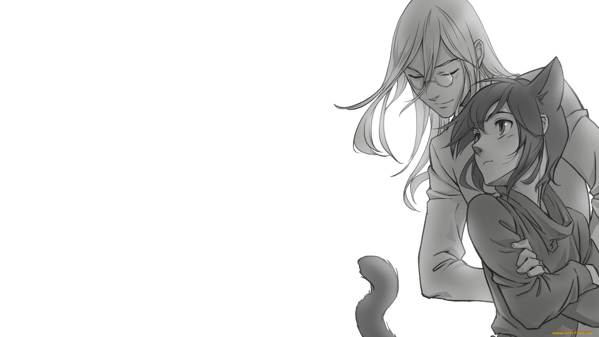 аниме, loveless, хвост, аояги, рицка, соби, агатсума, ушки