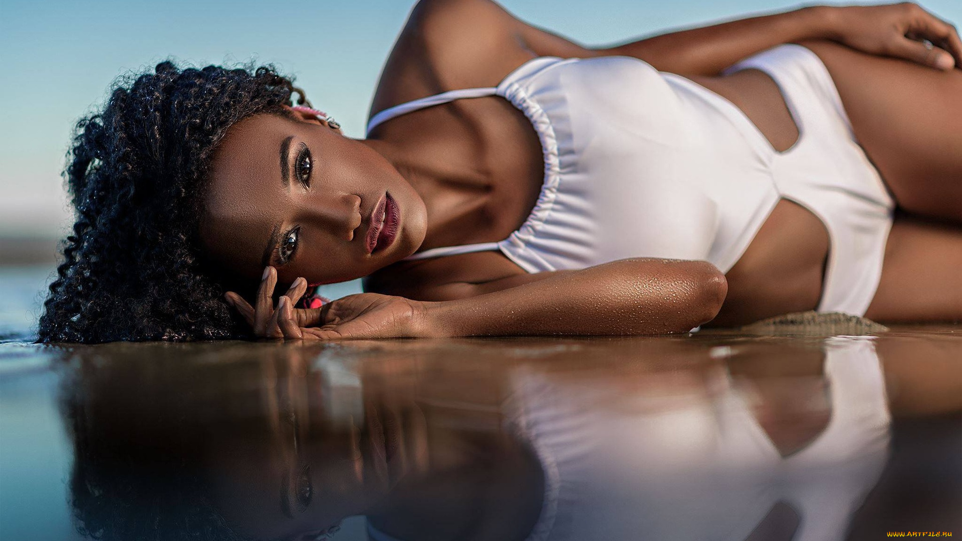 девушки, -unsort, , темнокожие, брюнетка, поза, чернокожая, темнокожая, мулатка, девушка