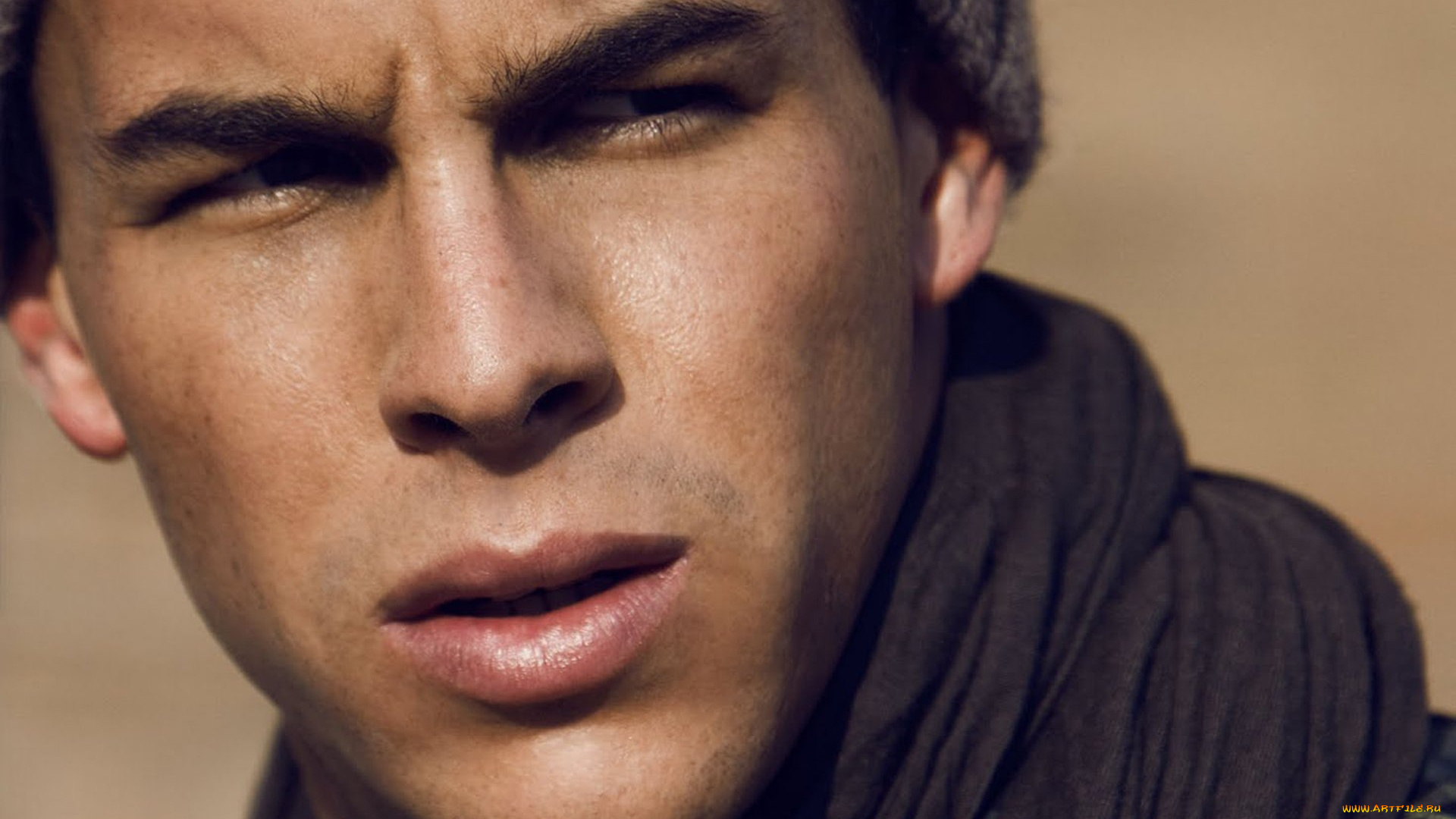 мужчины, mario, casas, шарф, актер, лицо