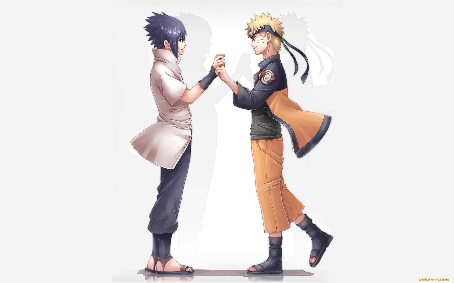 аниме, naruto, друзья, наруто, узумаки, саске, учиха