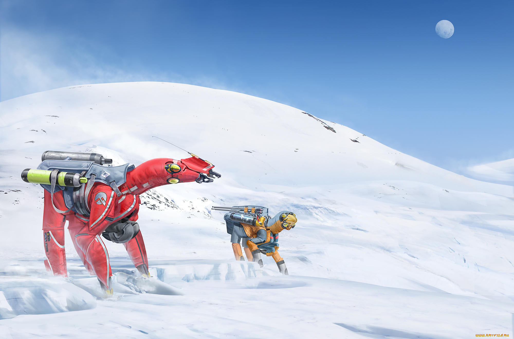 фэнтези, роботы, , киборги, , механизмы, alex, ries, мир, космос, существо, монстр, чудище