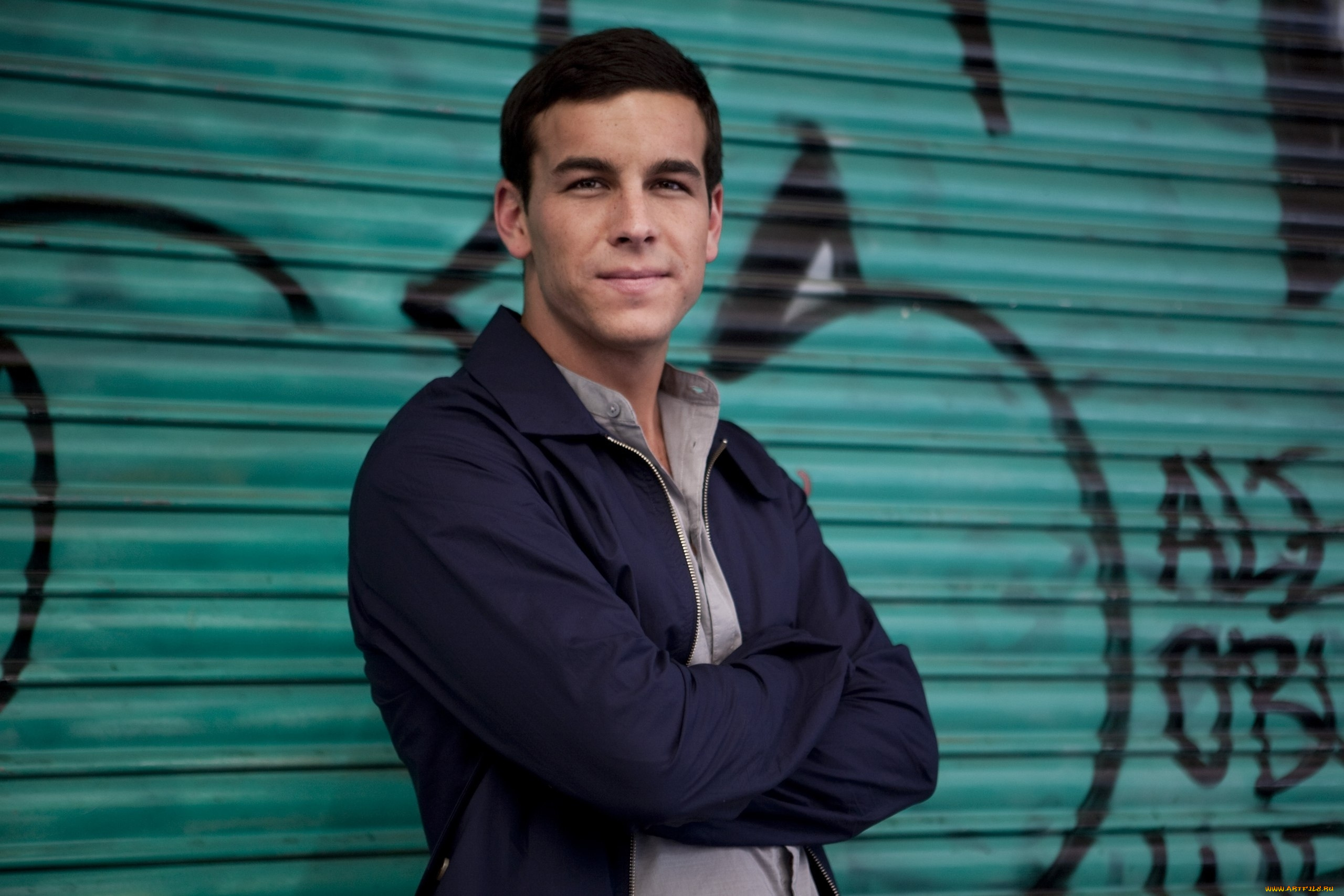 мужчины, mario, casas, граффити, забор, куртка, актер