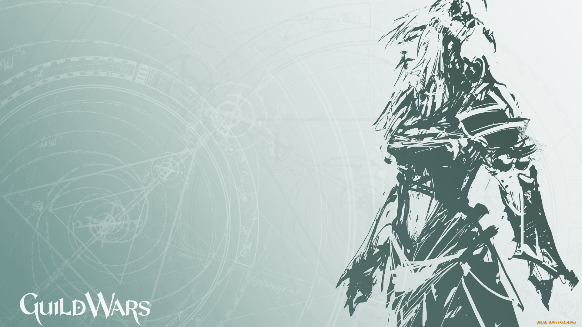 видео, игры, guild, wars, , eye, of, the, north, девушка, персонаж, графика