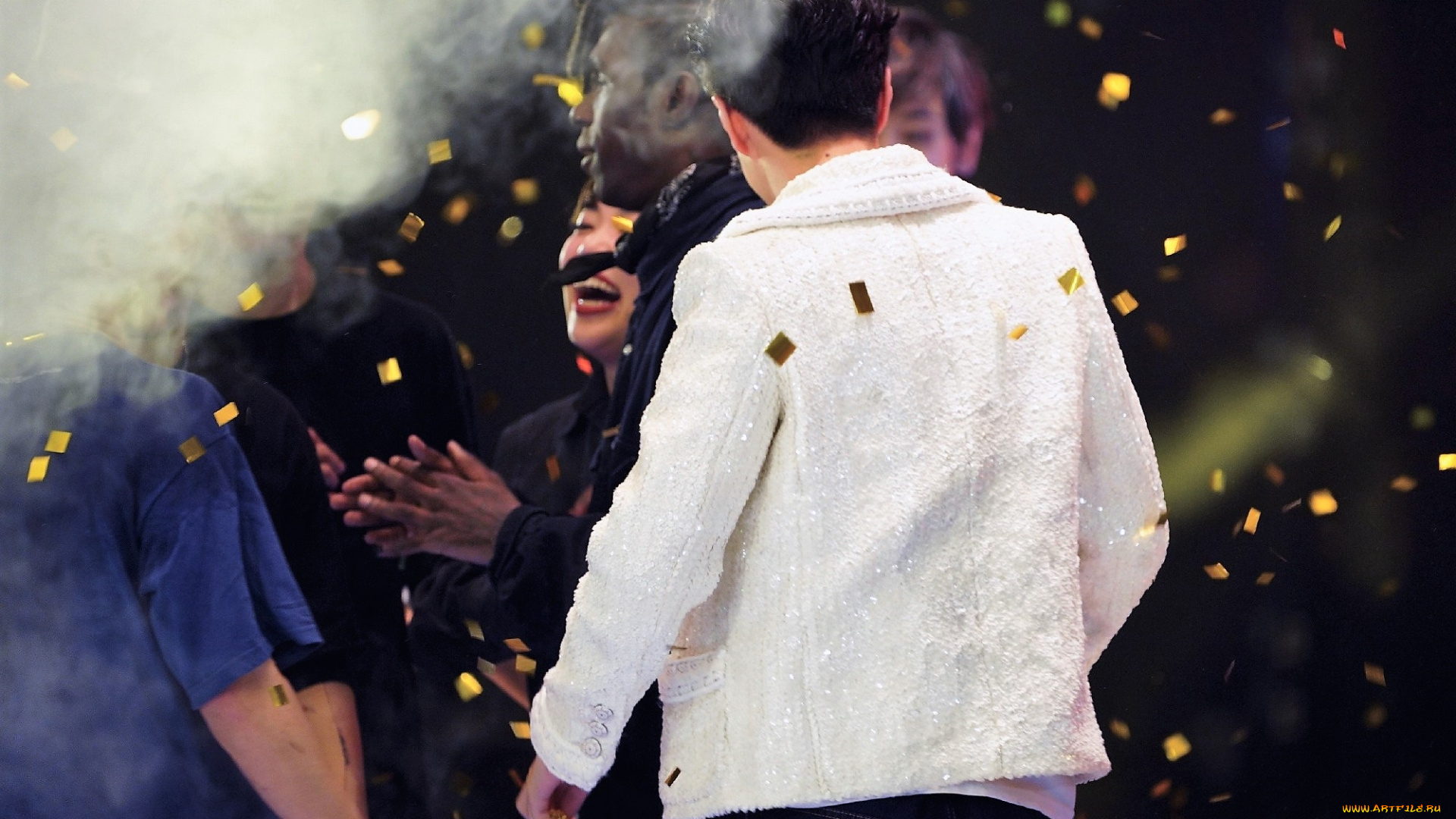 разное, знаменитости, люди, конфетти