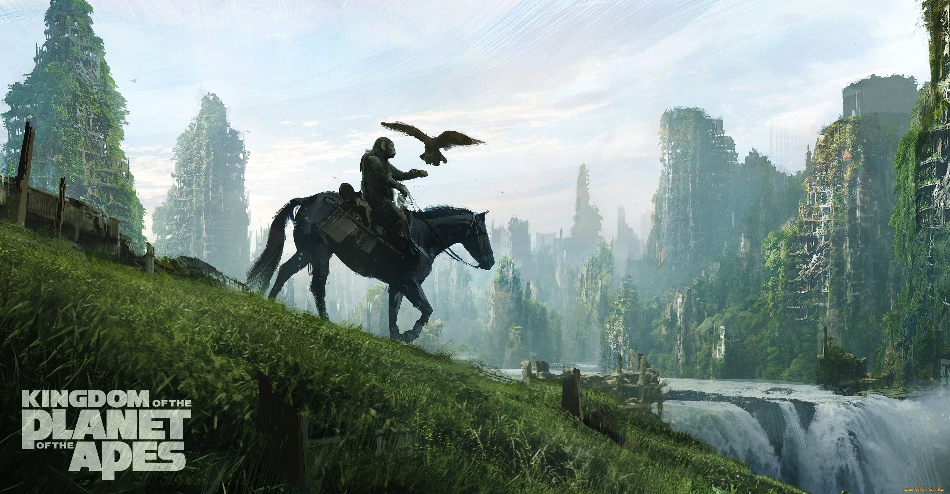 kingdom, of, the, planet, of, the, apes, , , , 2024, , рисованное, кино, , мультфильмы, kingdom, of, the, planet, apes, фантастика, боевик