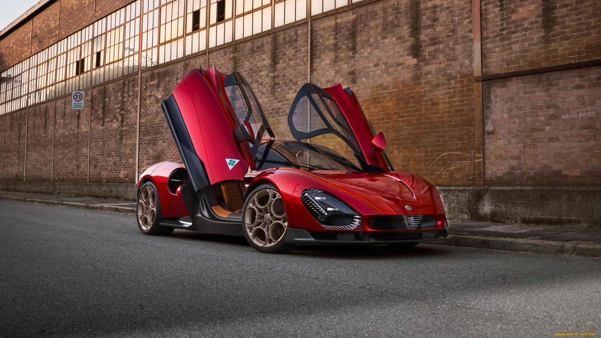 2024, alfa, romeo, 33, stradale, автомобили, alfa, romeo, alfa, romeo, 33, stradale, суперкар, ламбо, двери