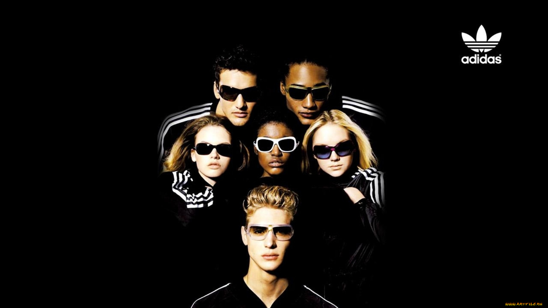 бренды, adidas, лица, очки