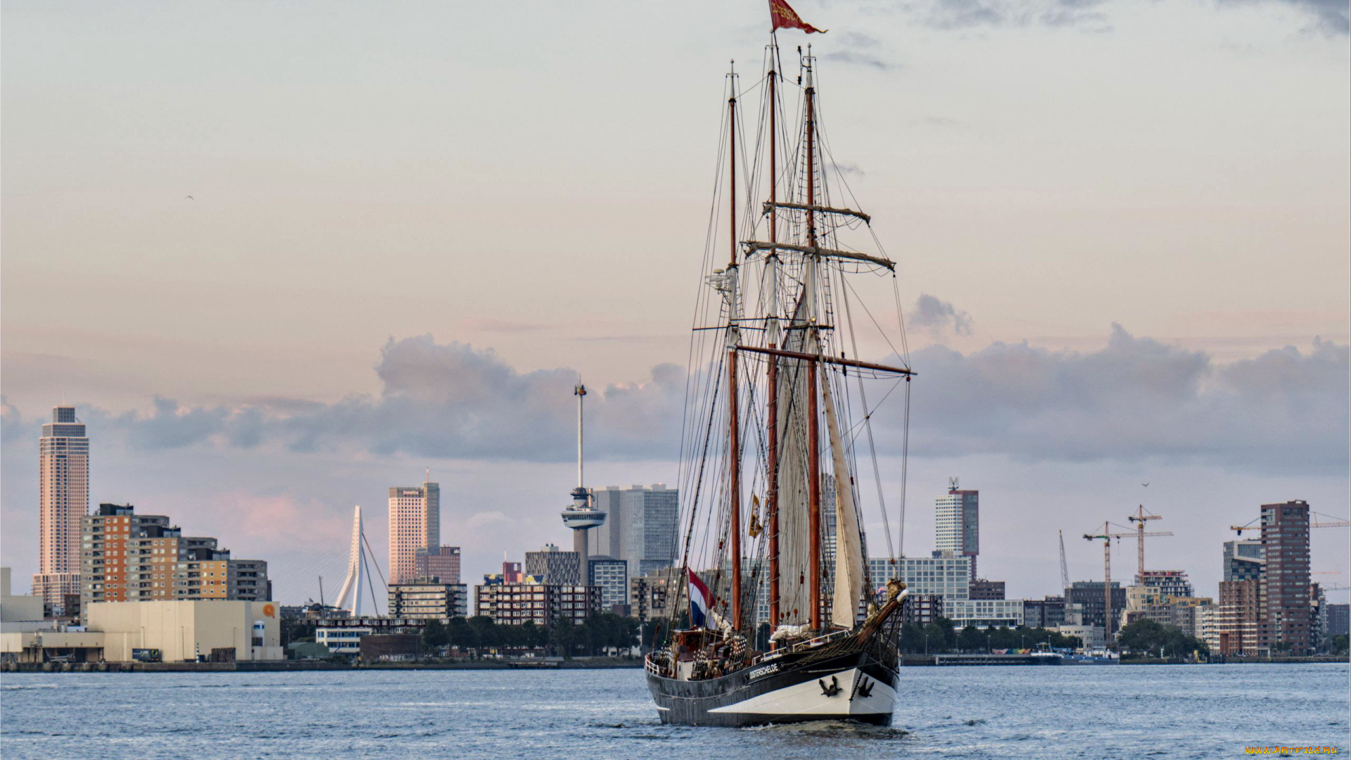 корабли, парусники, парусник