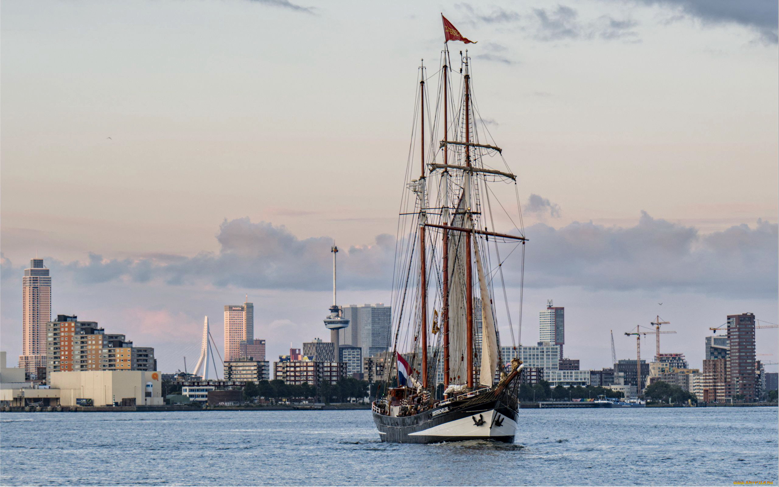 корабли, парусники, парусник