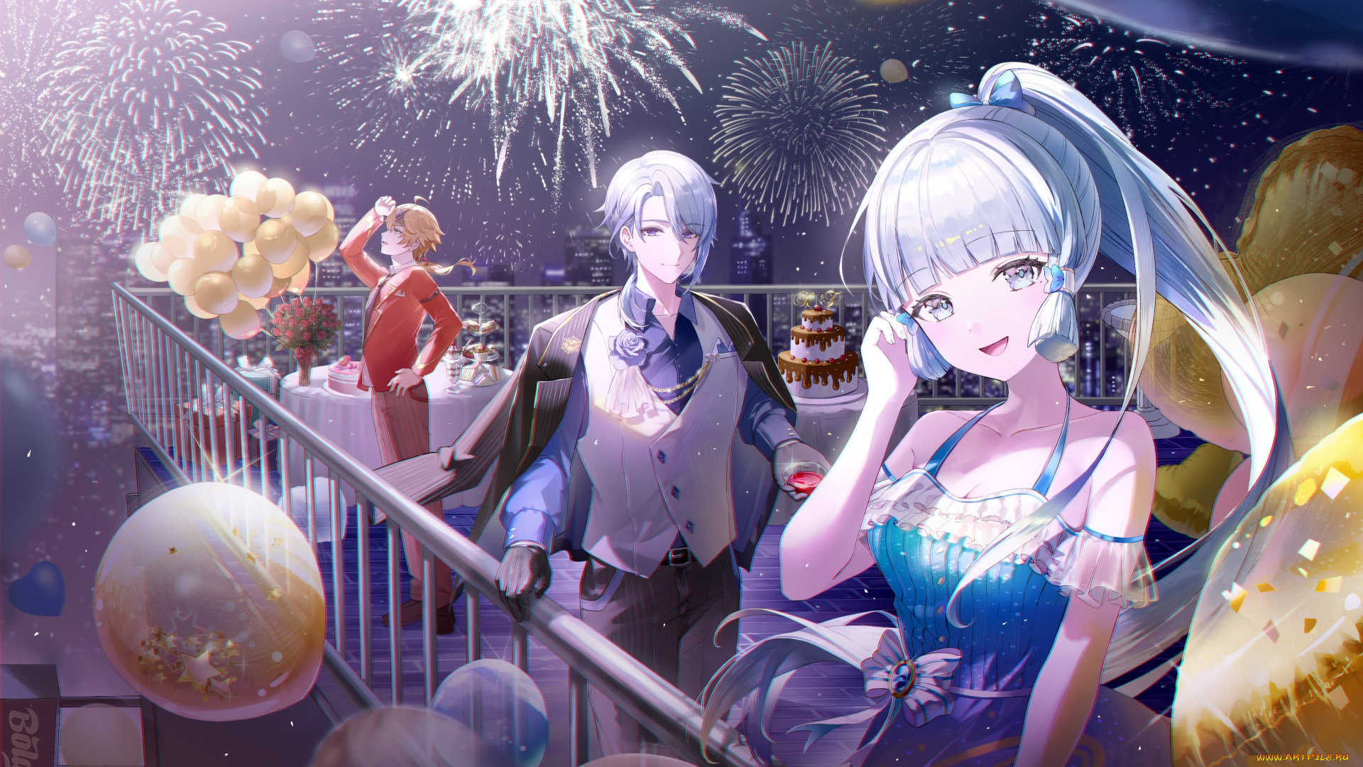 аниме, genshin, impact, genshin, impact