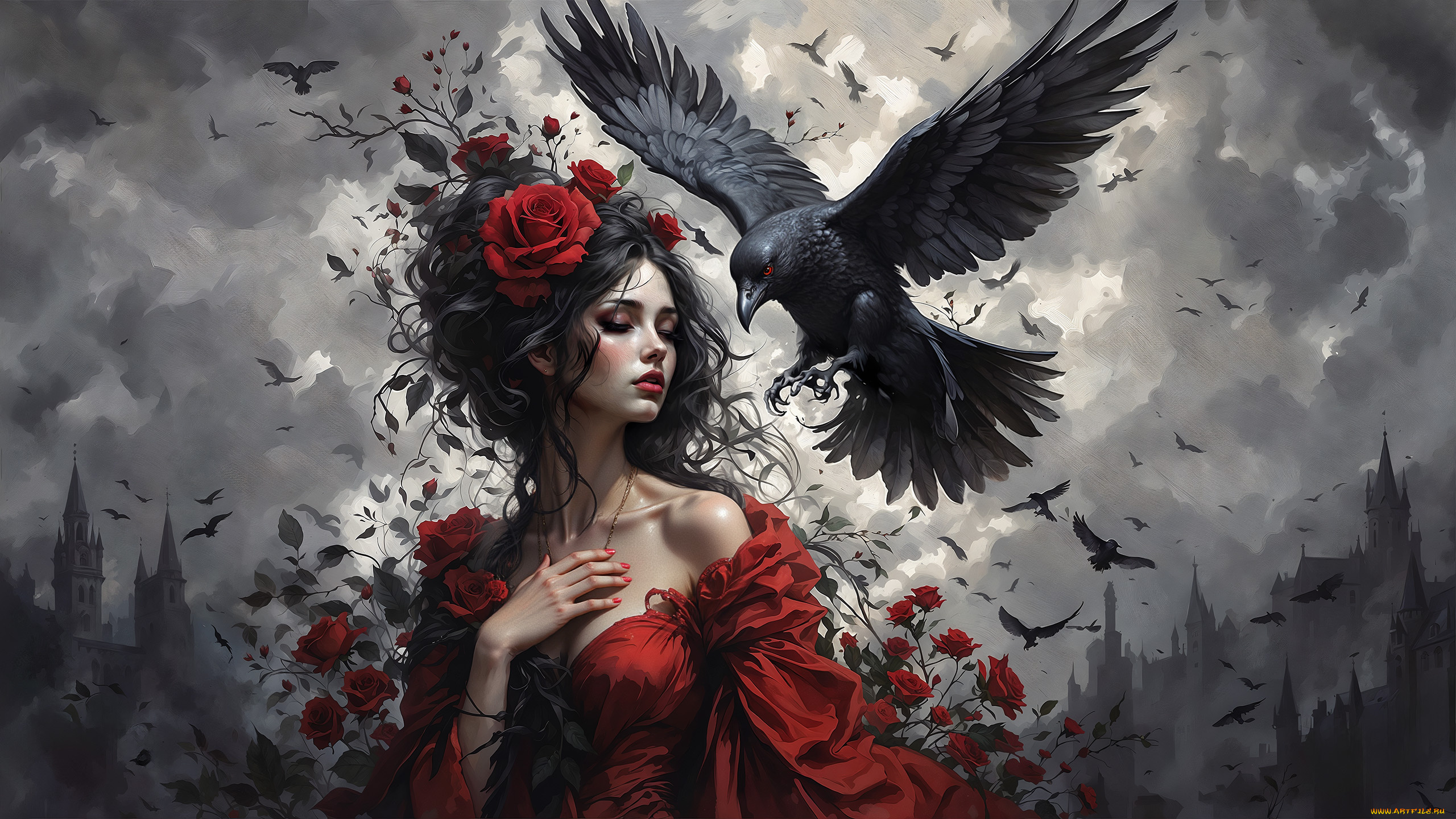 фэнтези, девушки, нейросети, графика, нейроарт, ai, art, нейронные, сети, рисунки, нейро, искусство, нейрографика, graphics, neuroart, neural, networks, drawings, neuro, neurography