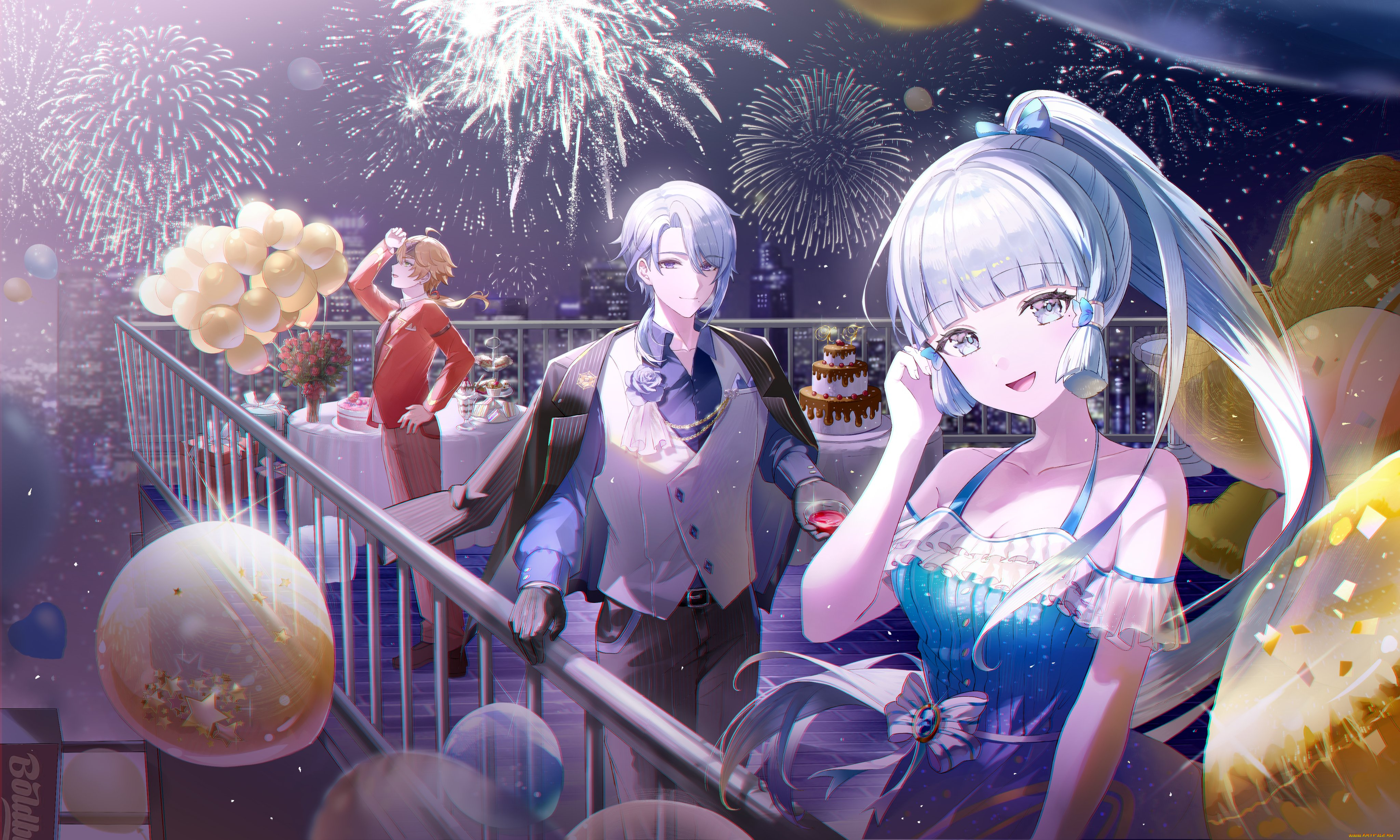 аниме, genshin, impact, genshin, impact