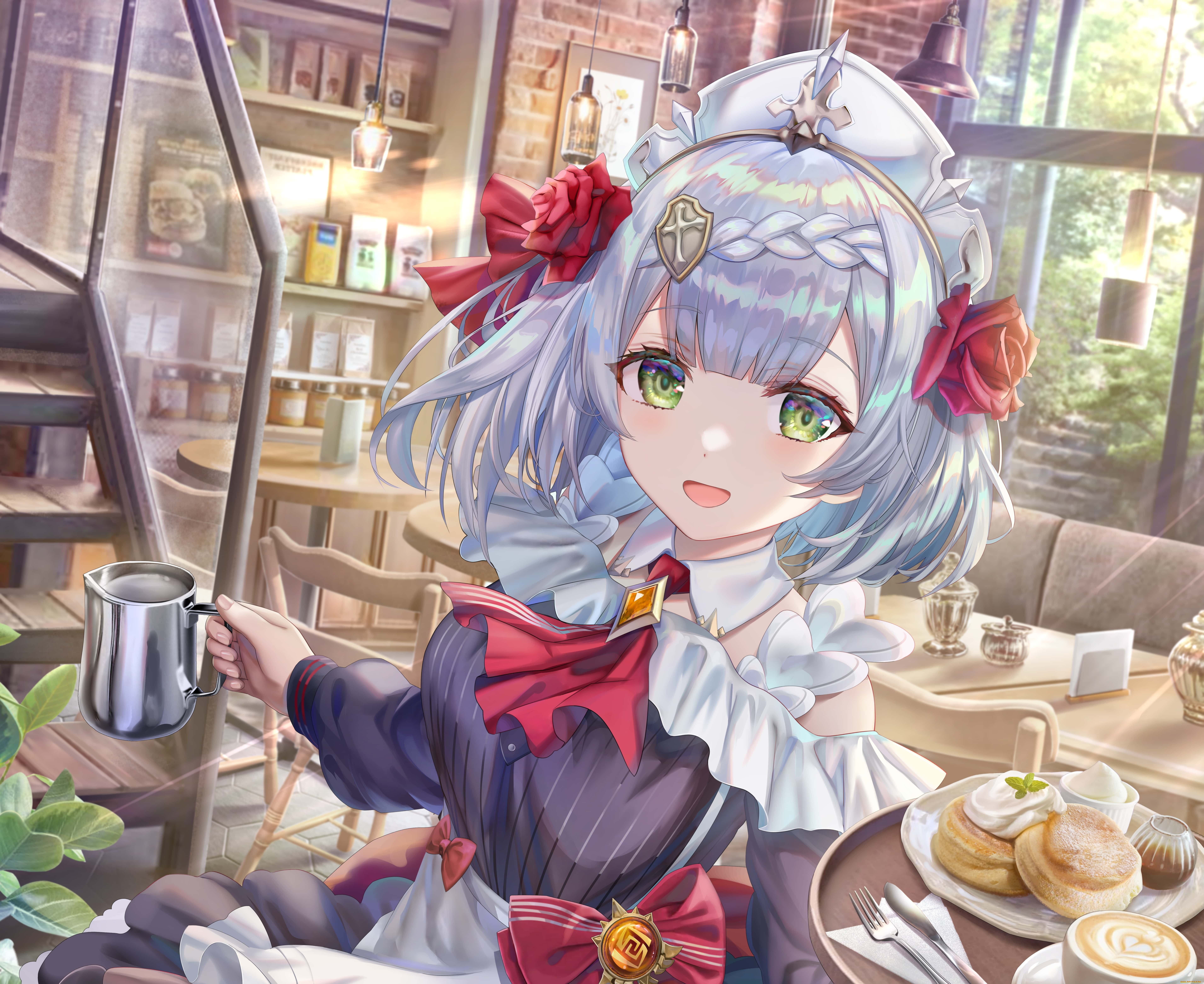 аниме, genshin, impact, девушка