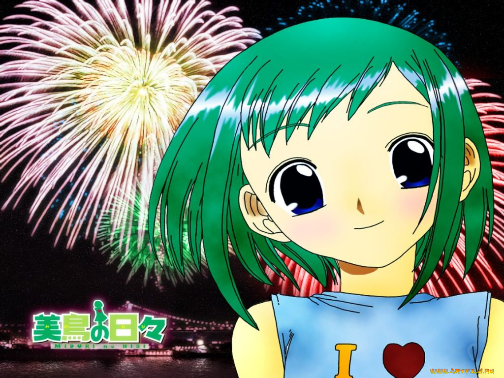 аниме, midori, no, hibi