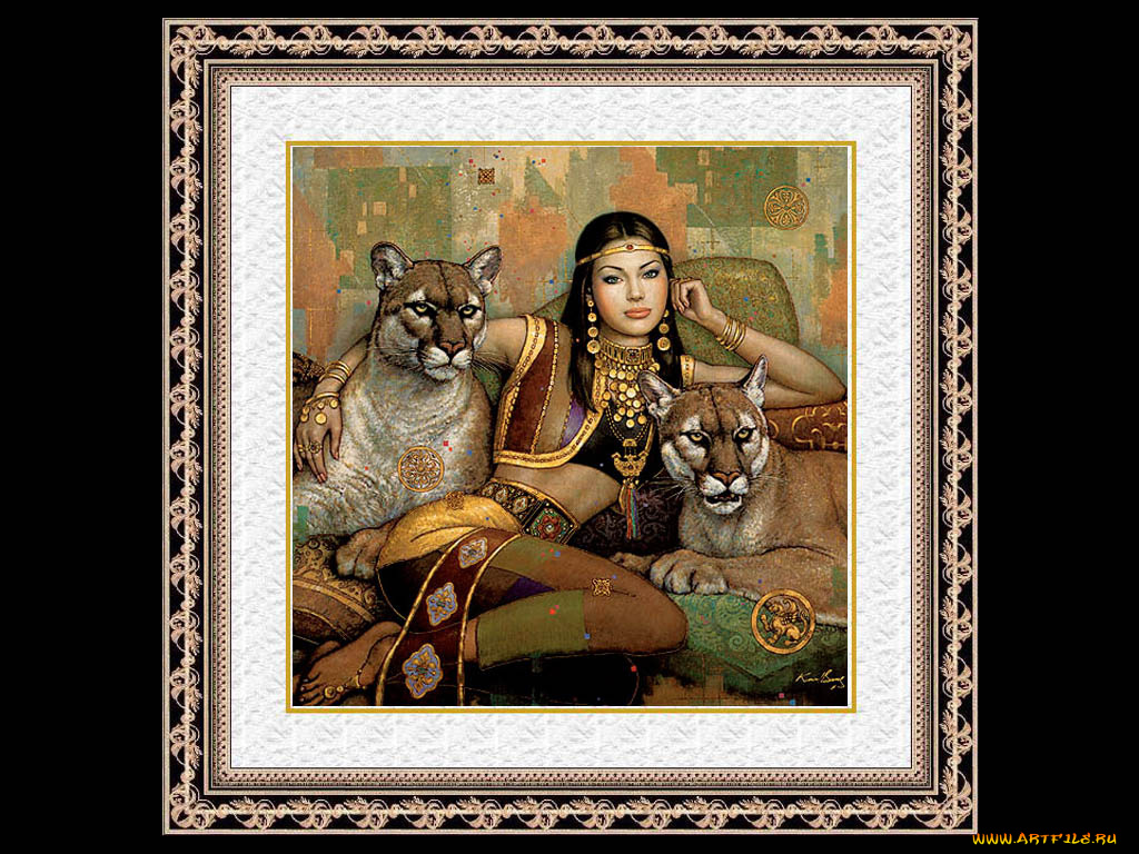 рисованные, люди