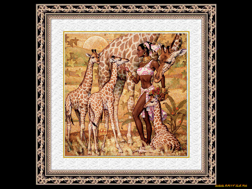 рисованные, люди