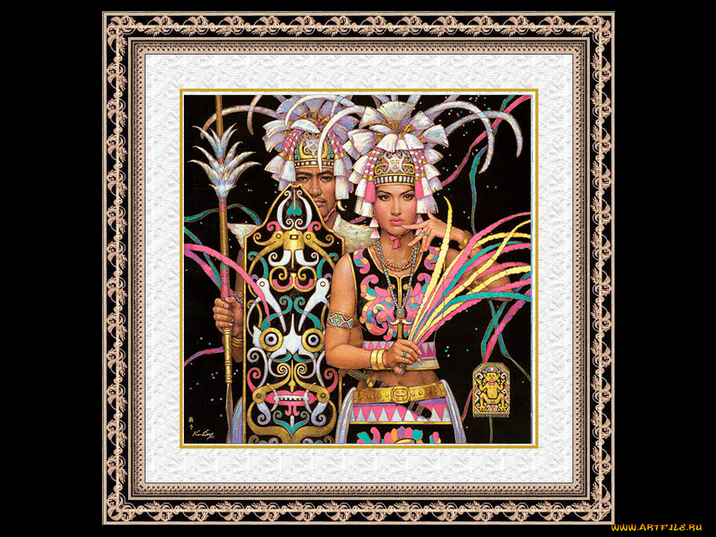 рисованные, люди