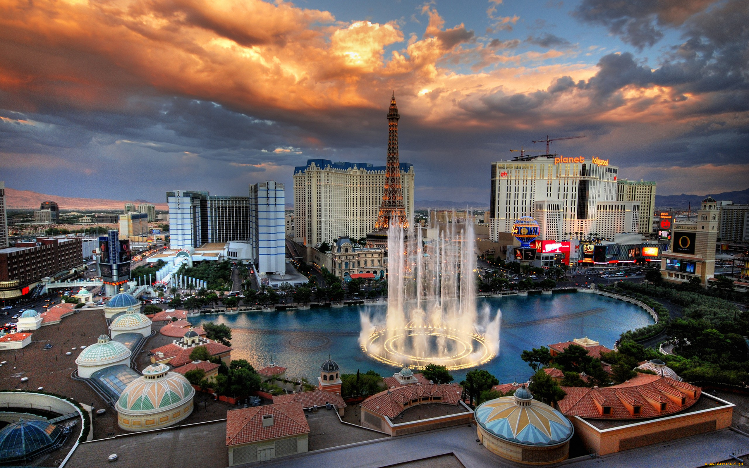 города, лас, вегас, сша