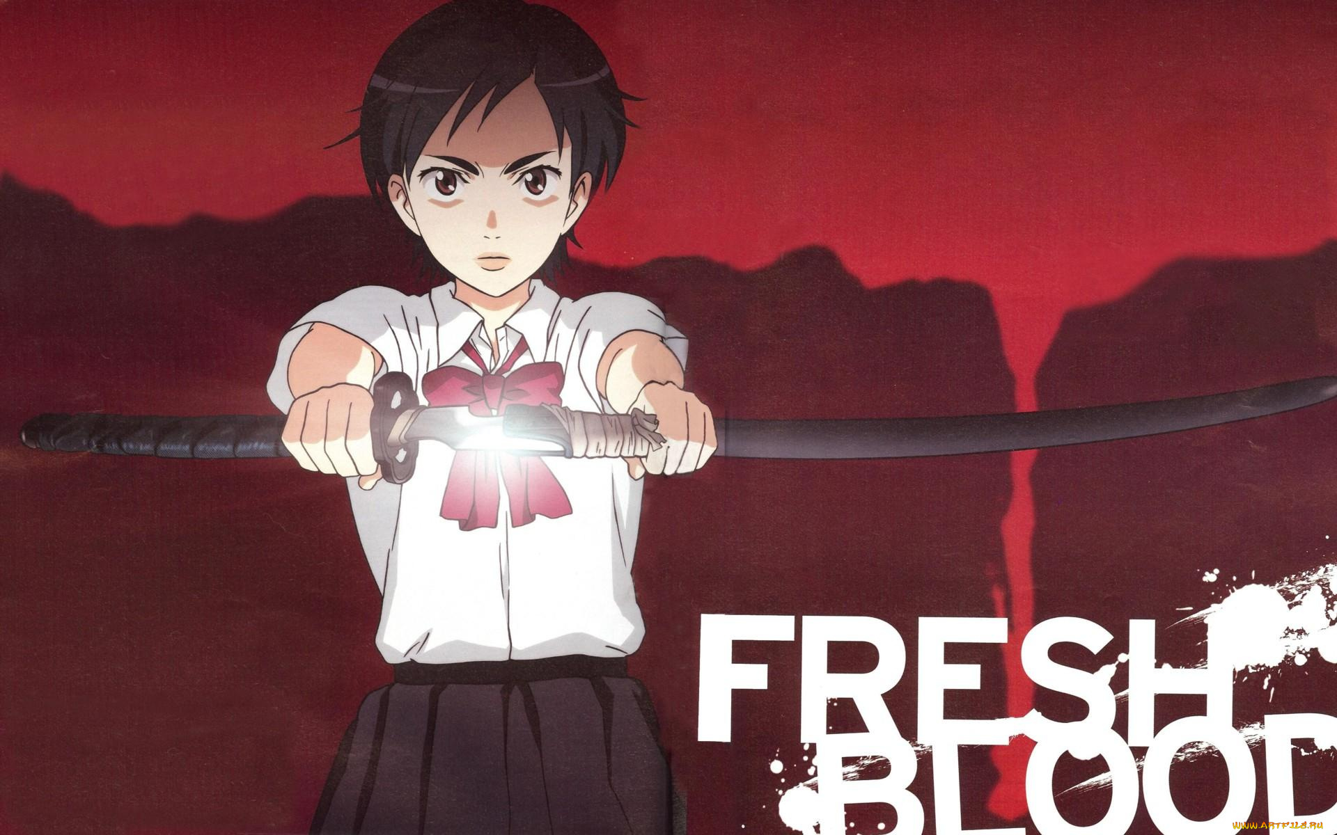 аниме, blood, 