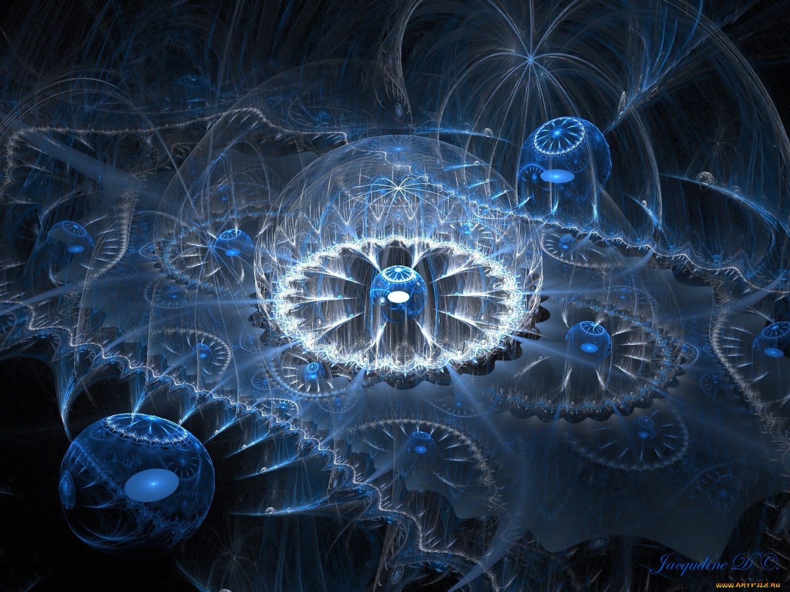 3д, графика, fractal, фракталы, абстракция, узор