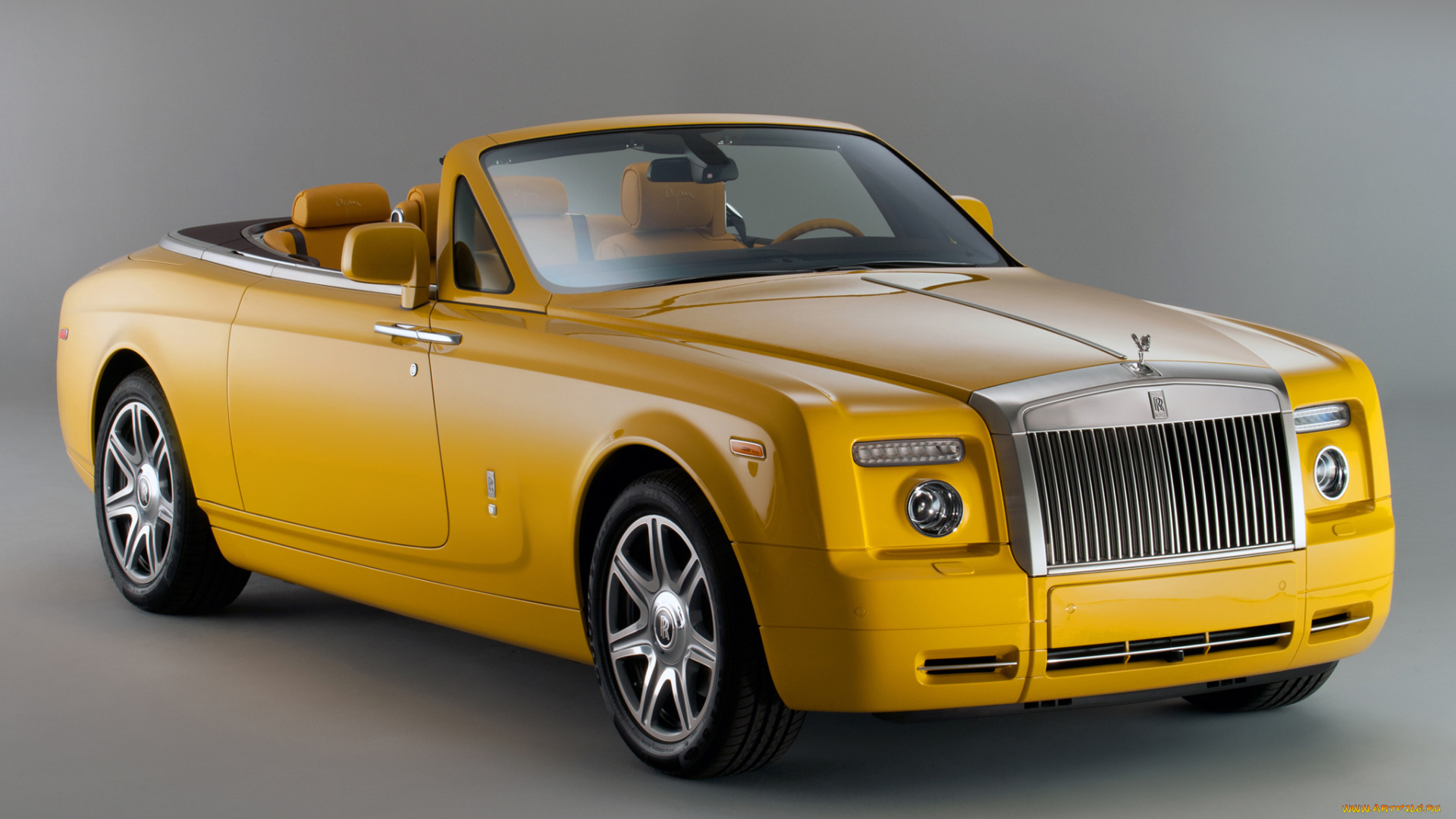 автомобили, rolls, royce, купе, желтый