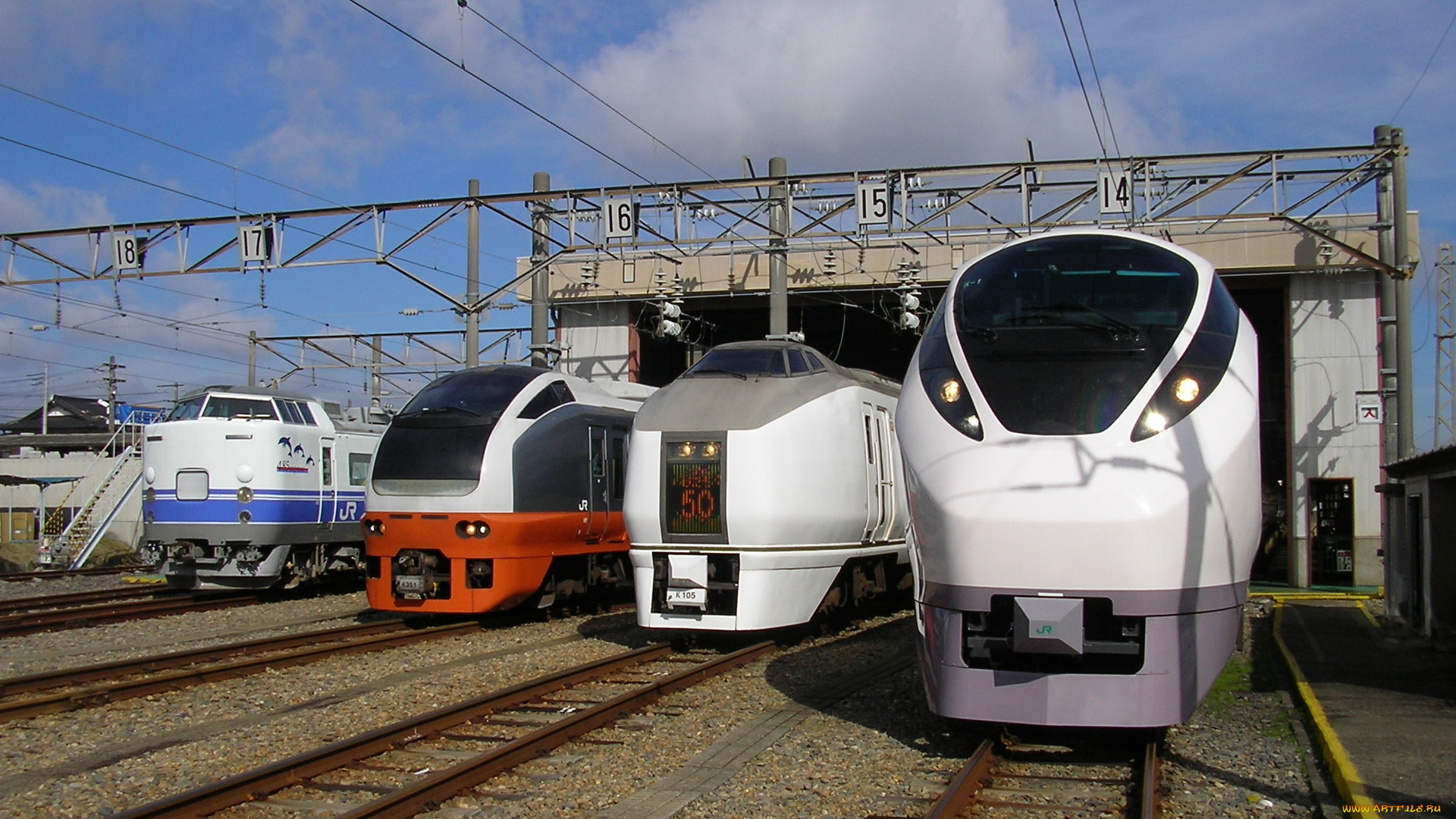 техника, локомотивы, рельсы