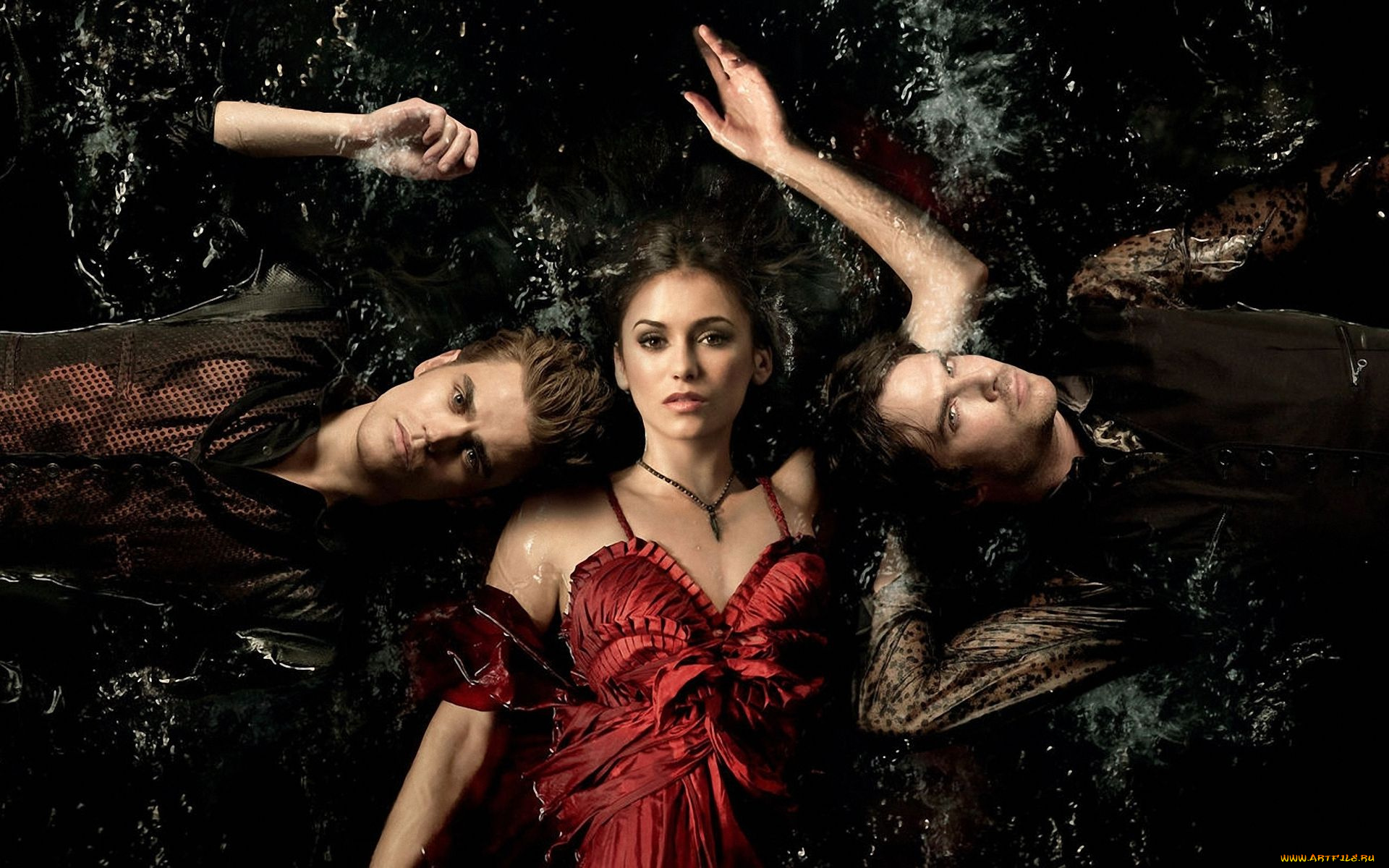 the, vampire, diaries, кино, фильмы, ian, somerhalder, nina, dobrev, paul, wesley