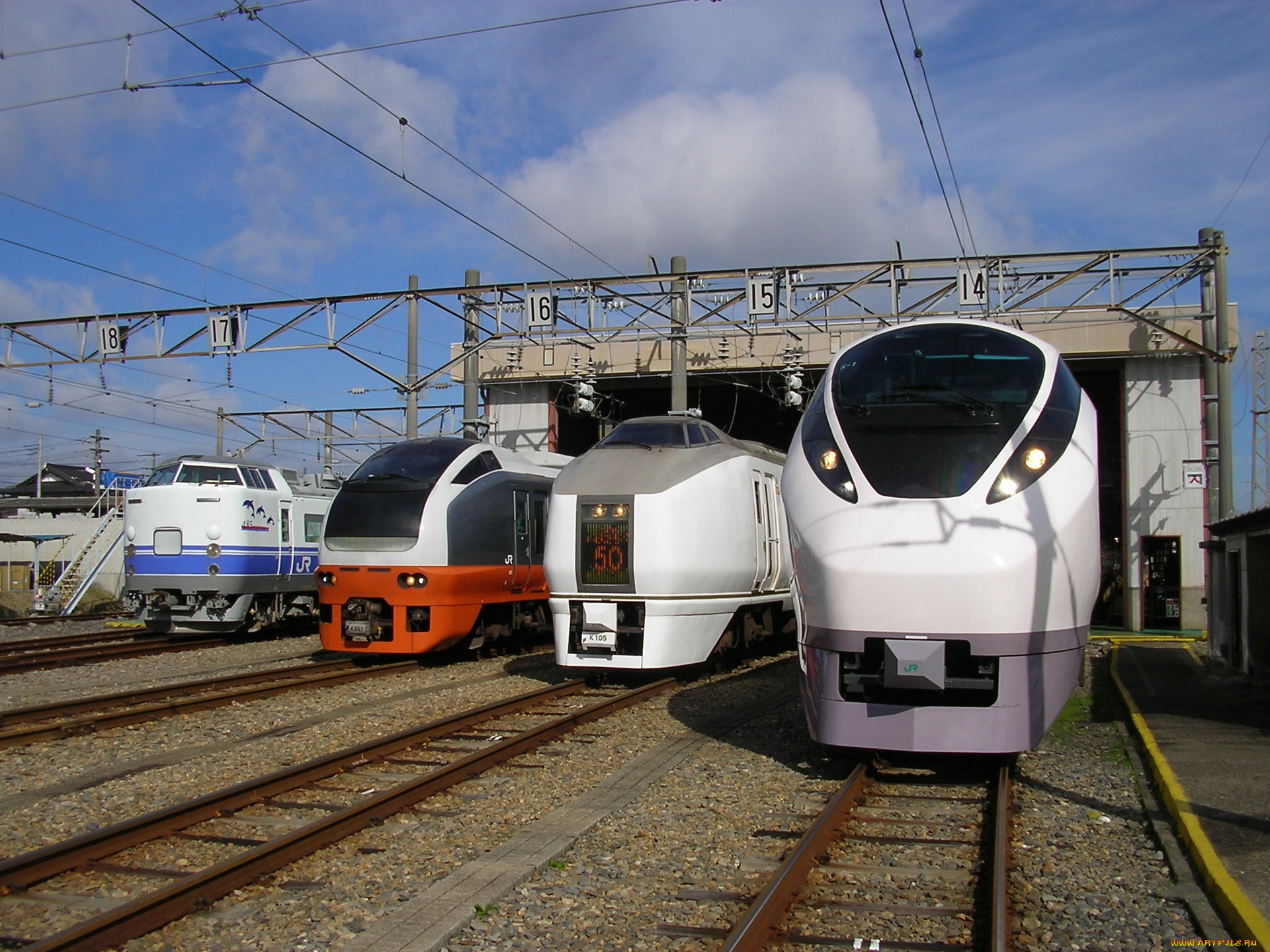 техника, локомотивы, рельсы