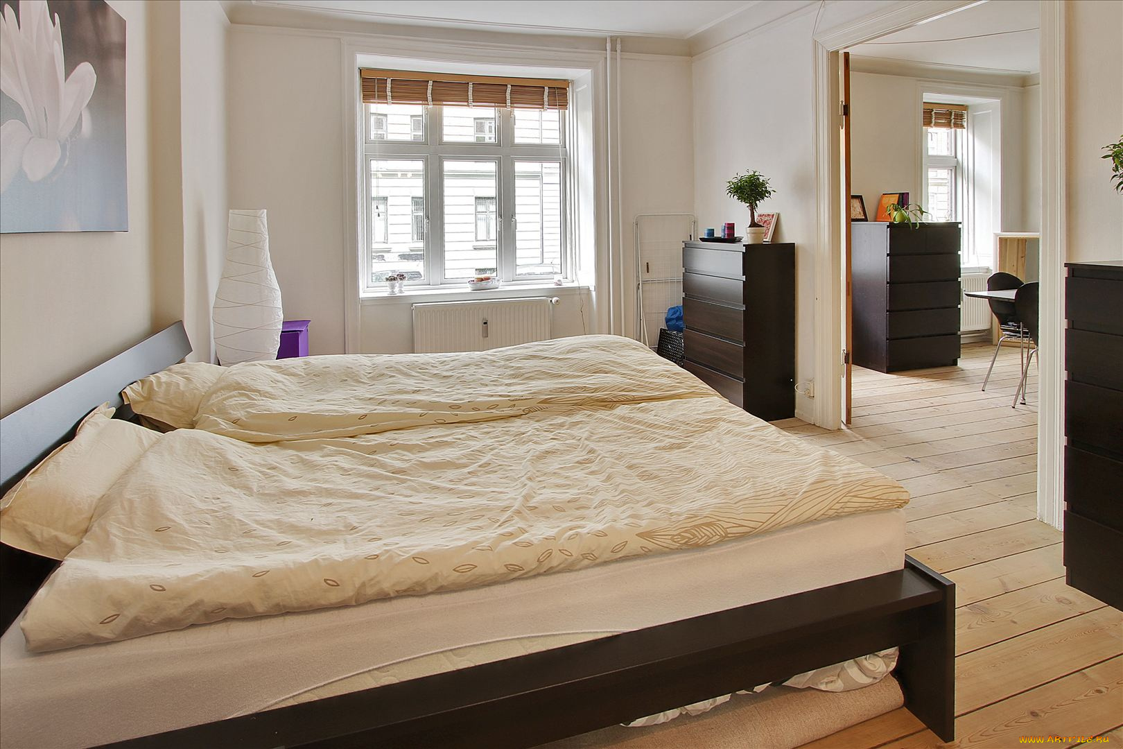 интерьер, спальня, кровать