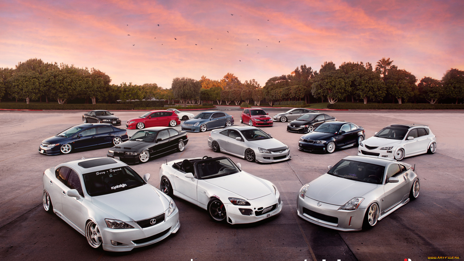 автомобили, разные, вместе, mix