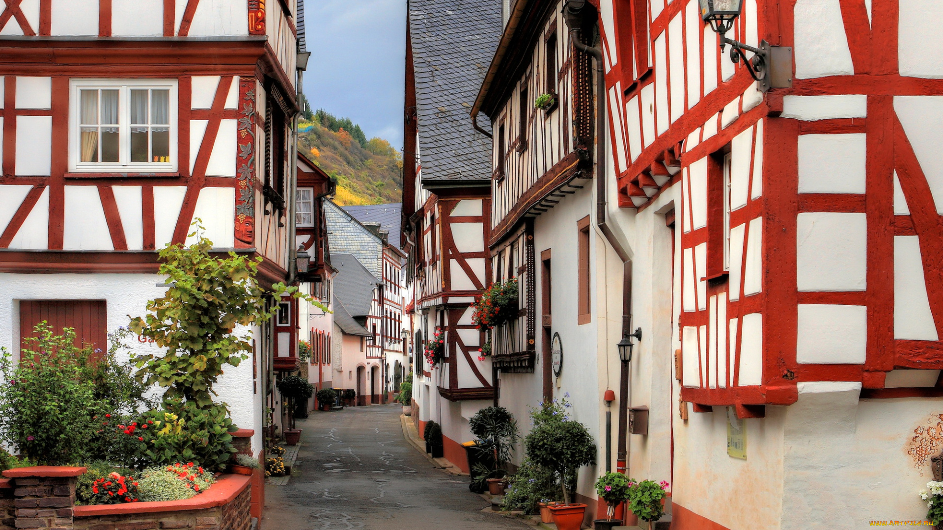 германия, санкт, альдегунд, города, улицы, площади, набережные, дома, улица