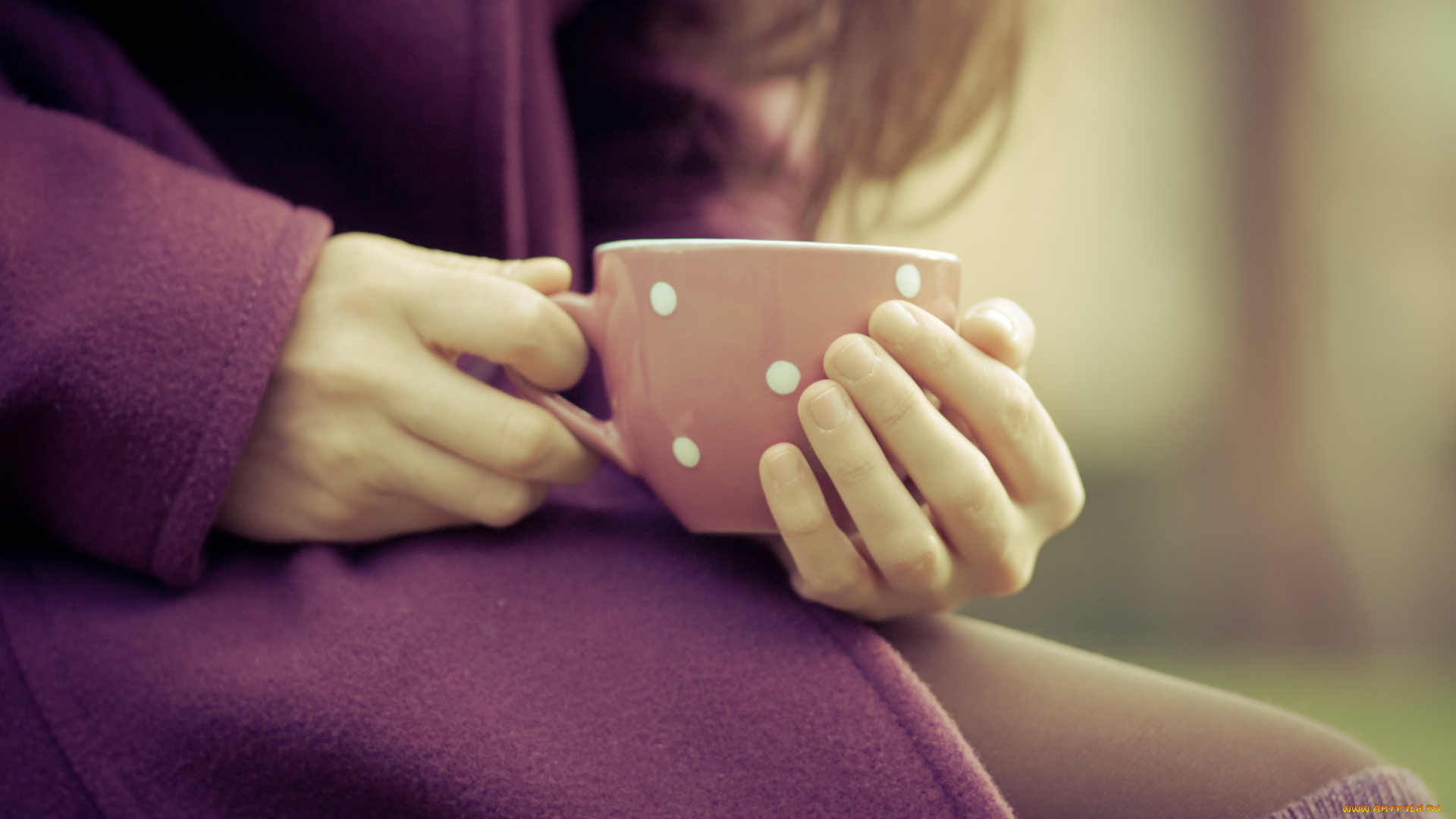 утренний, кофе, разное, руки, пальто, чашка