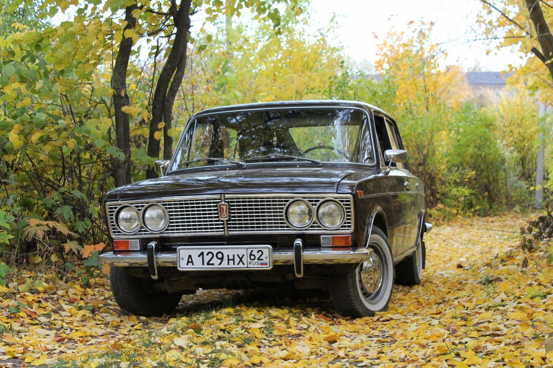 автомобили, ваз, lada, лада, жигули, тройка, 2103, легенда, ретро, автомобиль, ссср, осень, природа