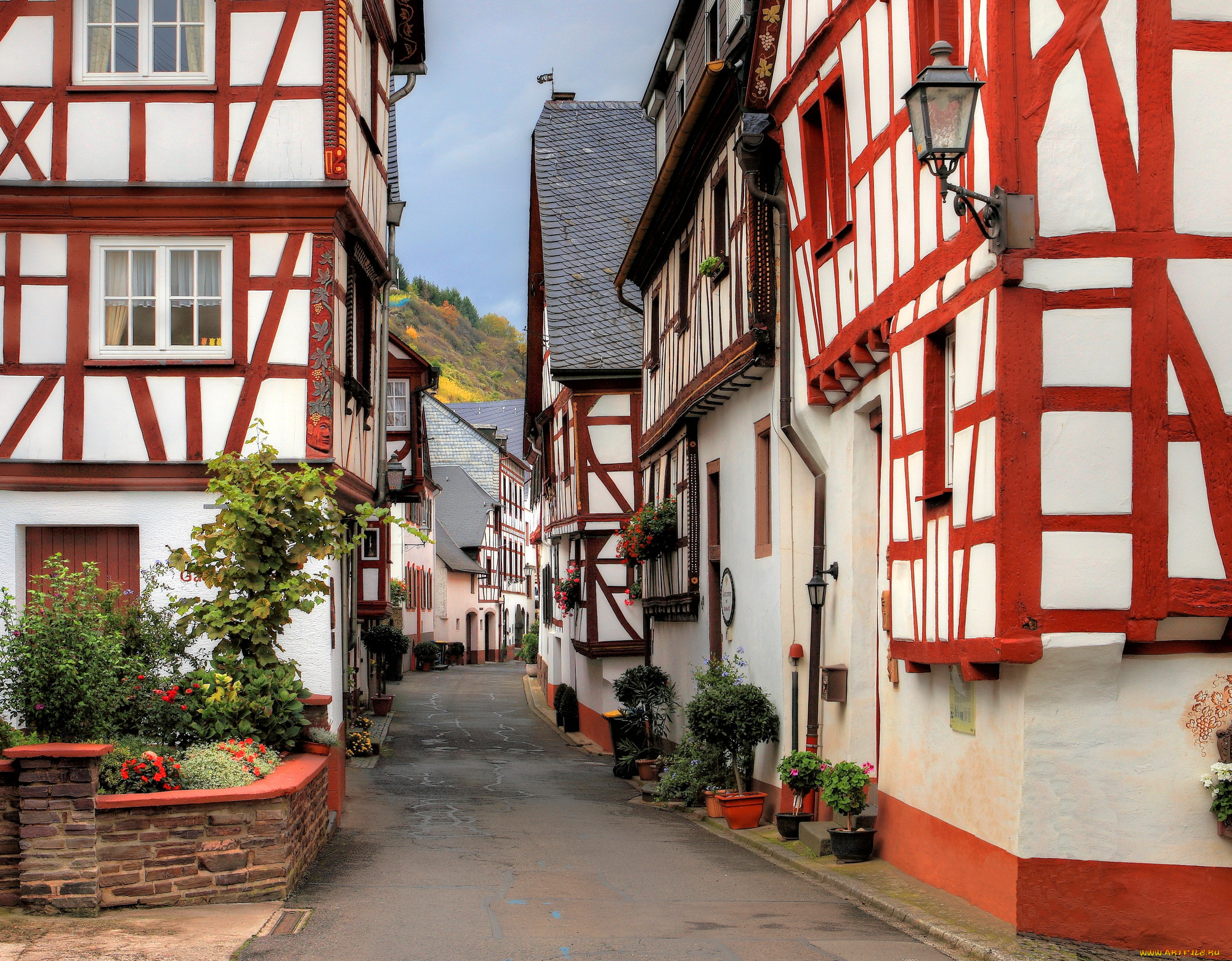 германия, санкт, альдегунд, города, улицы, площади, набережные, дома, улица
