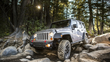 Картинка автомобили jeep камни