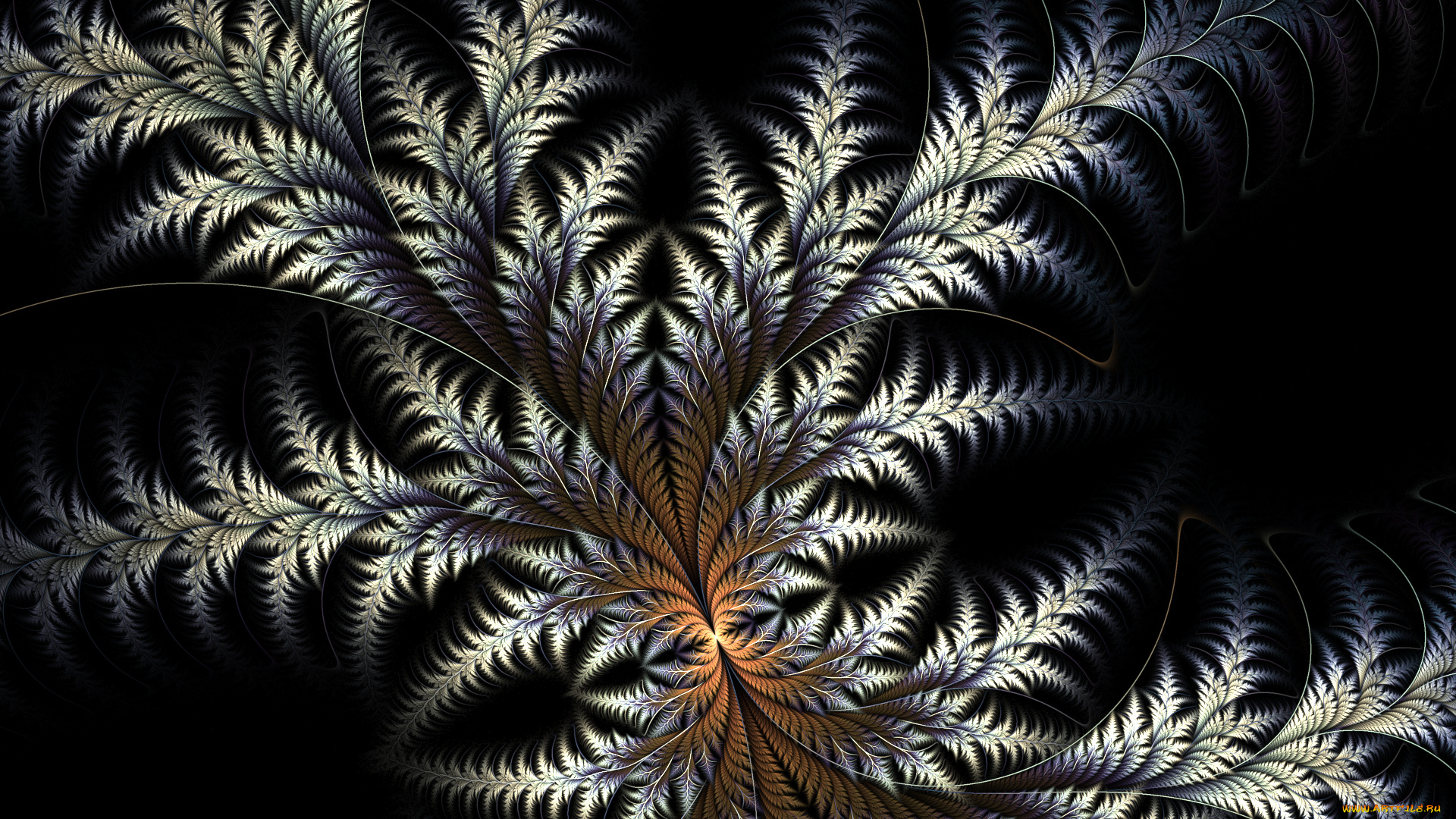 3д, графика, fractal, , фракталы, узор, цвета, фон