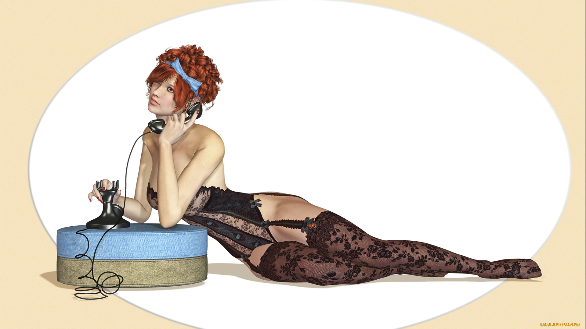 3д, графика, people, , люди, девушка, телефон